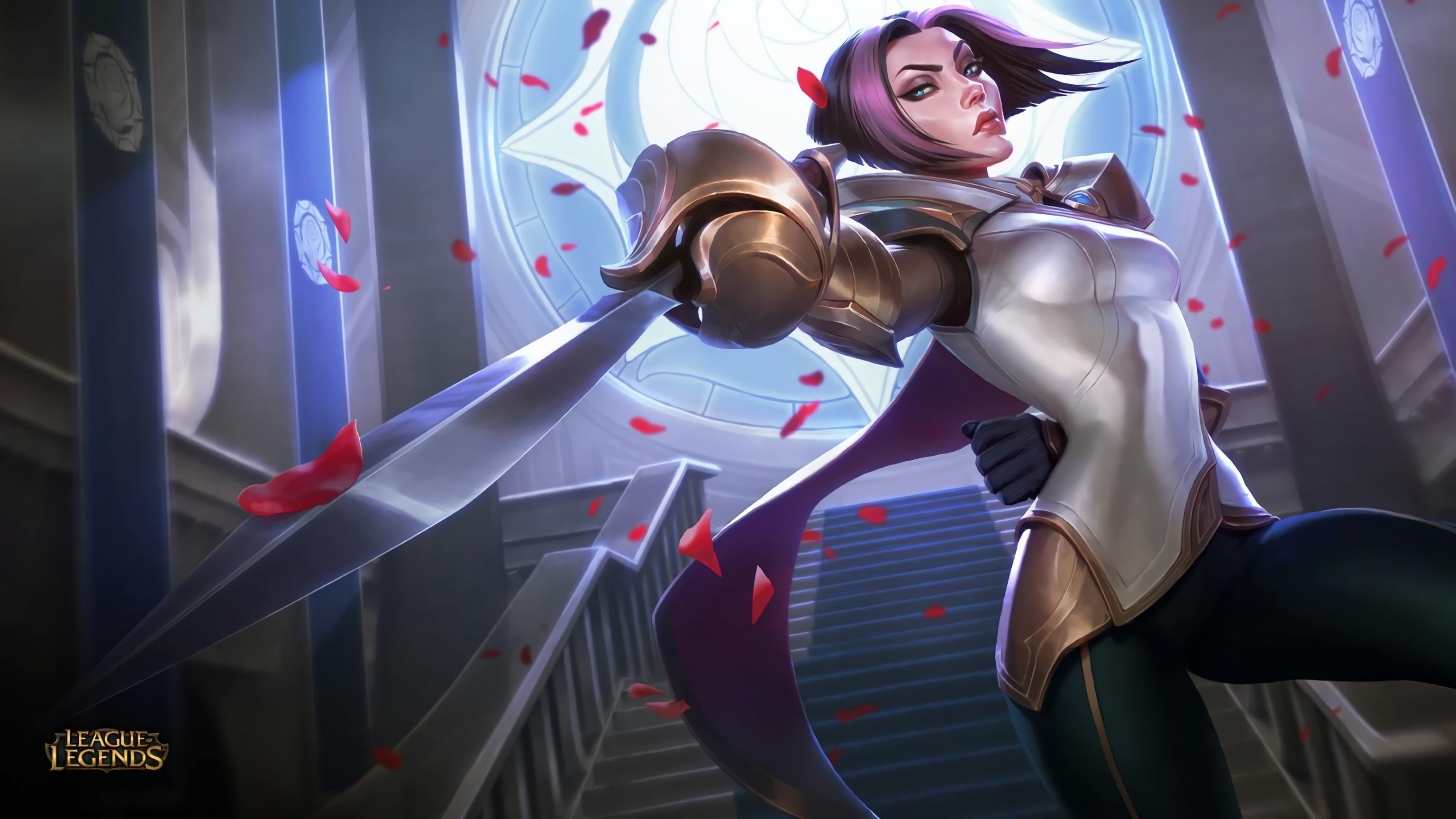 art, splash, artwork, classic, league, 2K, fiora, legends, hd, HD Wallpaper