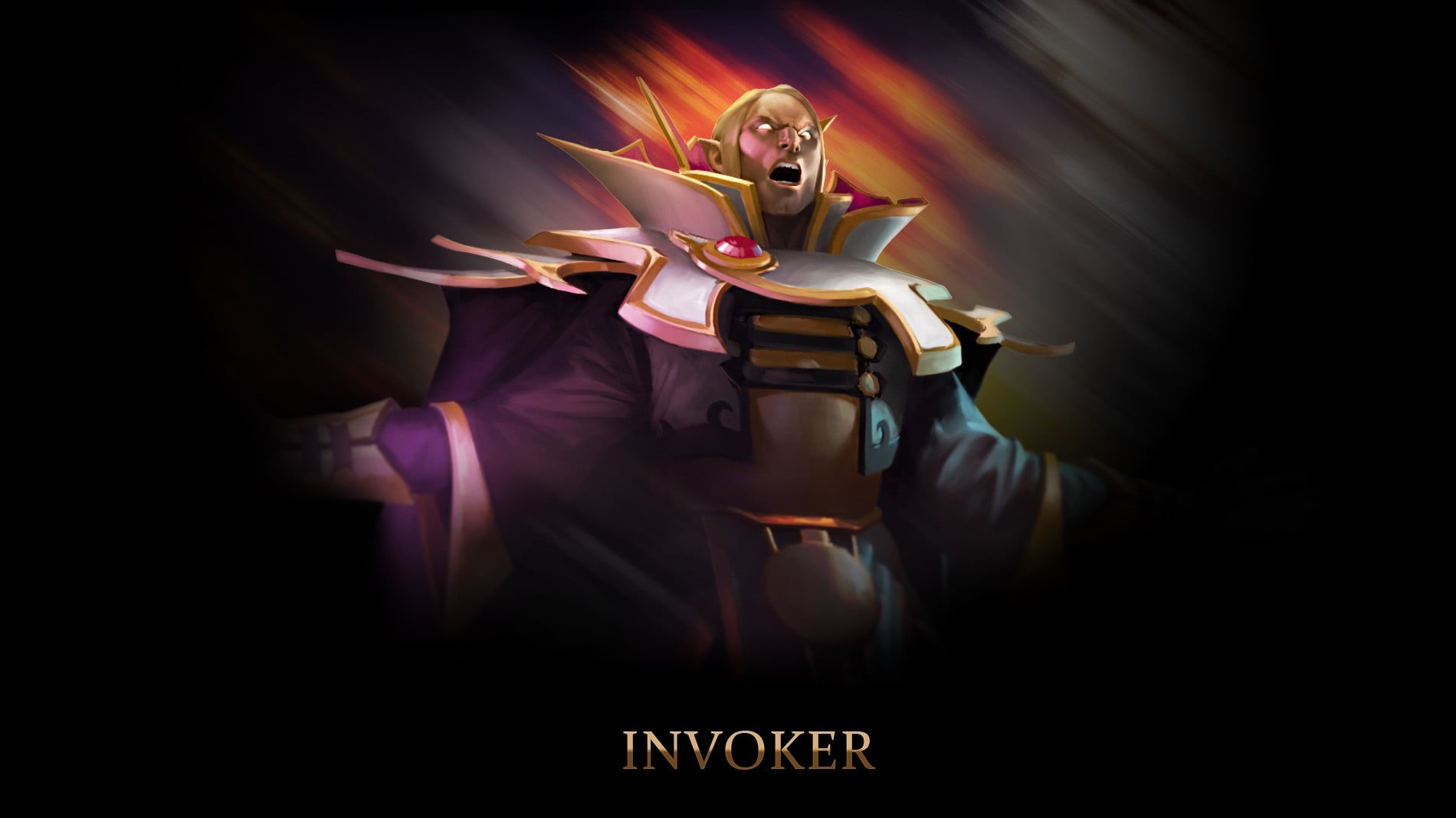 young adult, dark, adult, 720P, studio shot, fashion, human body part, dancing, illustration, human limb, dota, Invoker, Dota 2, illuminated, gesturing, HD Wallpaper
