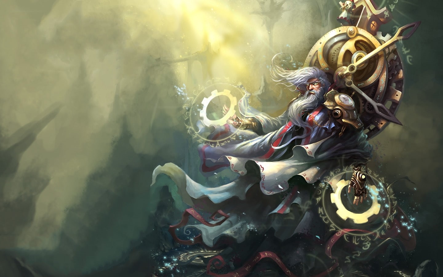 Mage, 720P, zilean the chronokeeper, abstract, magic, legends, chronokeeper, League of Legends, hd, fantasy, zilean, fantasy art, artwork, league, art, HD Wallpaper