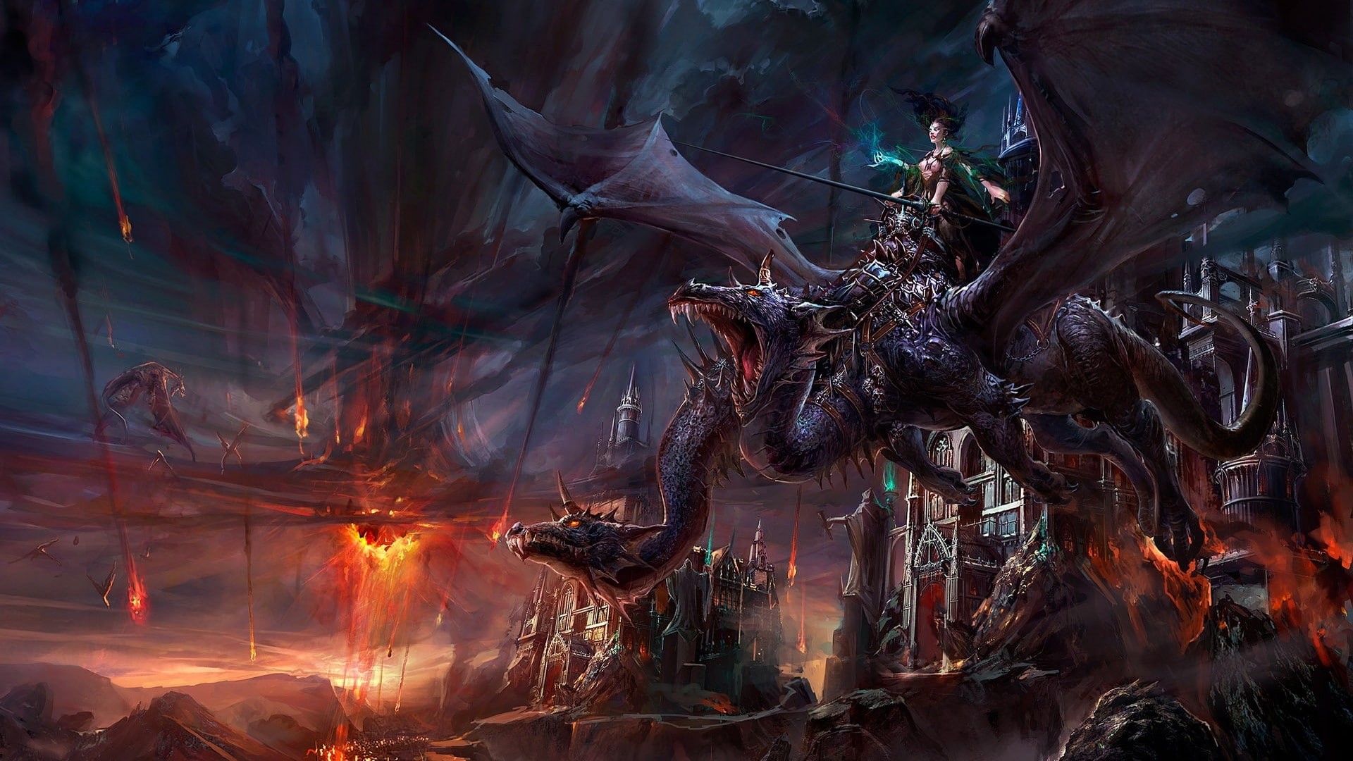 royo, hd, x, art, abstract, luis, fantasy, 1080P, women, HD Wallpaper
