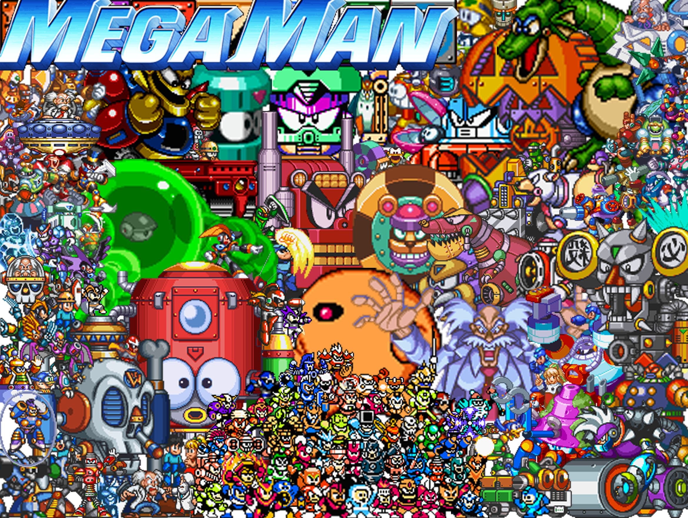 adventure, 1080P, megaman, capcom, man, nintendo, platform, mega, sci-fi, family, action, HD Wallpaper