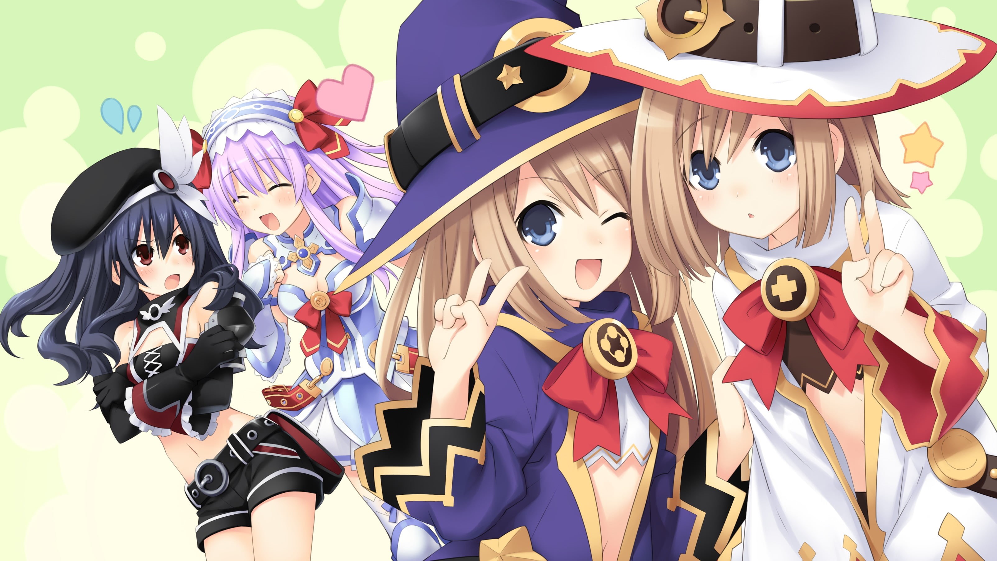 real people, human representation, mask - disguise, representation, creativity, Ram (Hyperdimension Neptunia), Uni (Hyperdimension Neptunia), Rom (Hyperdimension Neptunia), HD Wallpaper