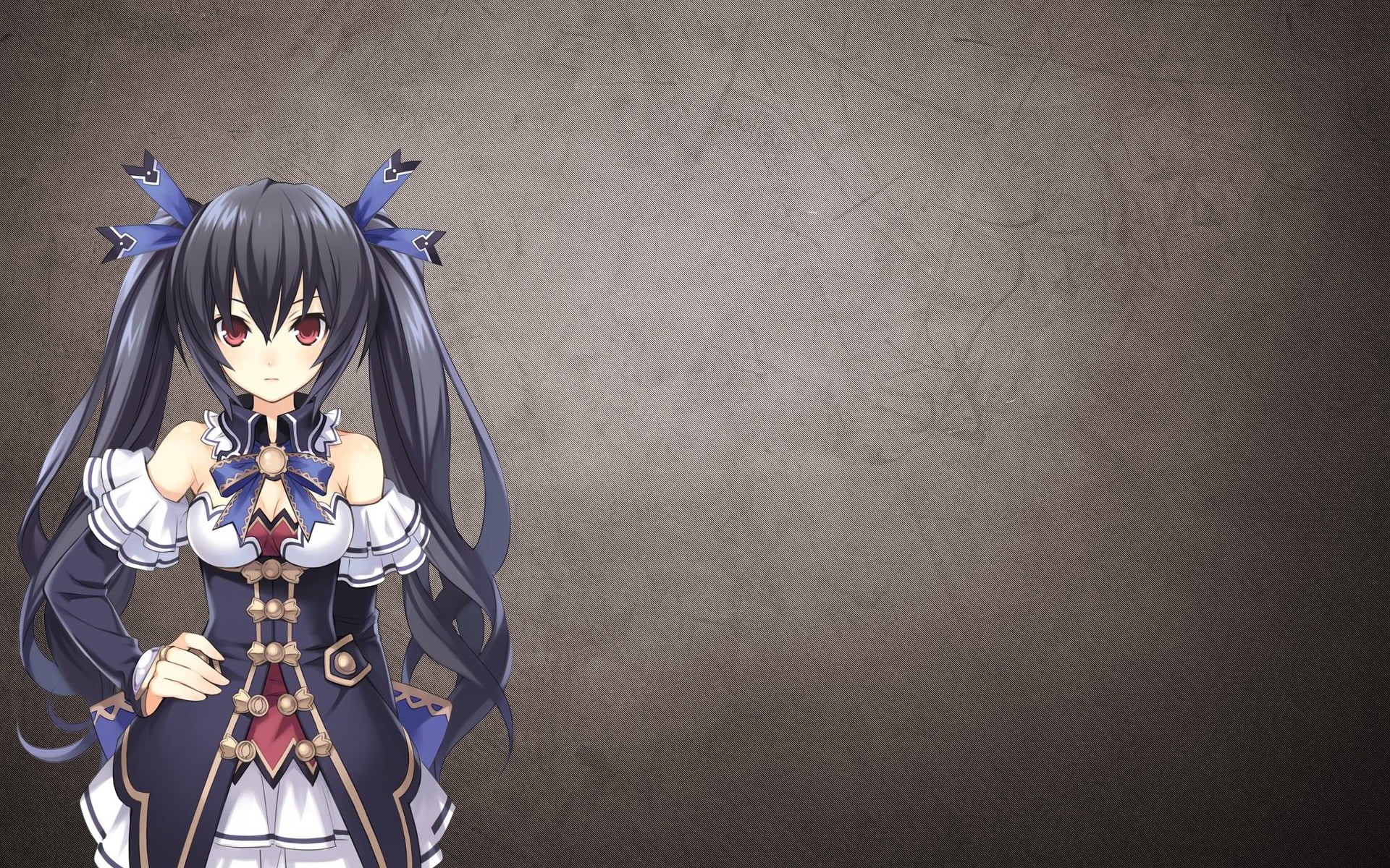 human representation, anime, art and craft, twintails, wall - building feature, female, representation, disguise, spooky, mask, craft, Hyperdimension Neptunia, HD Wallpaper