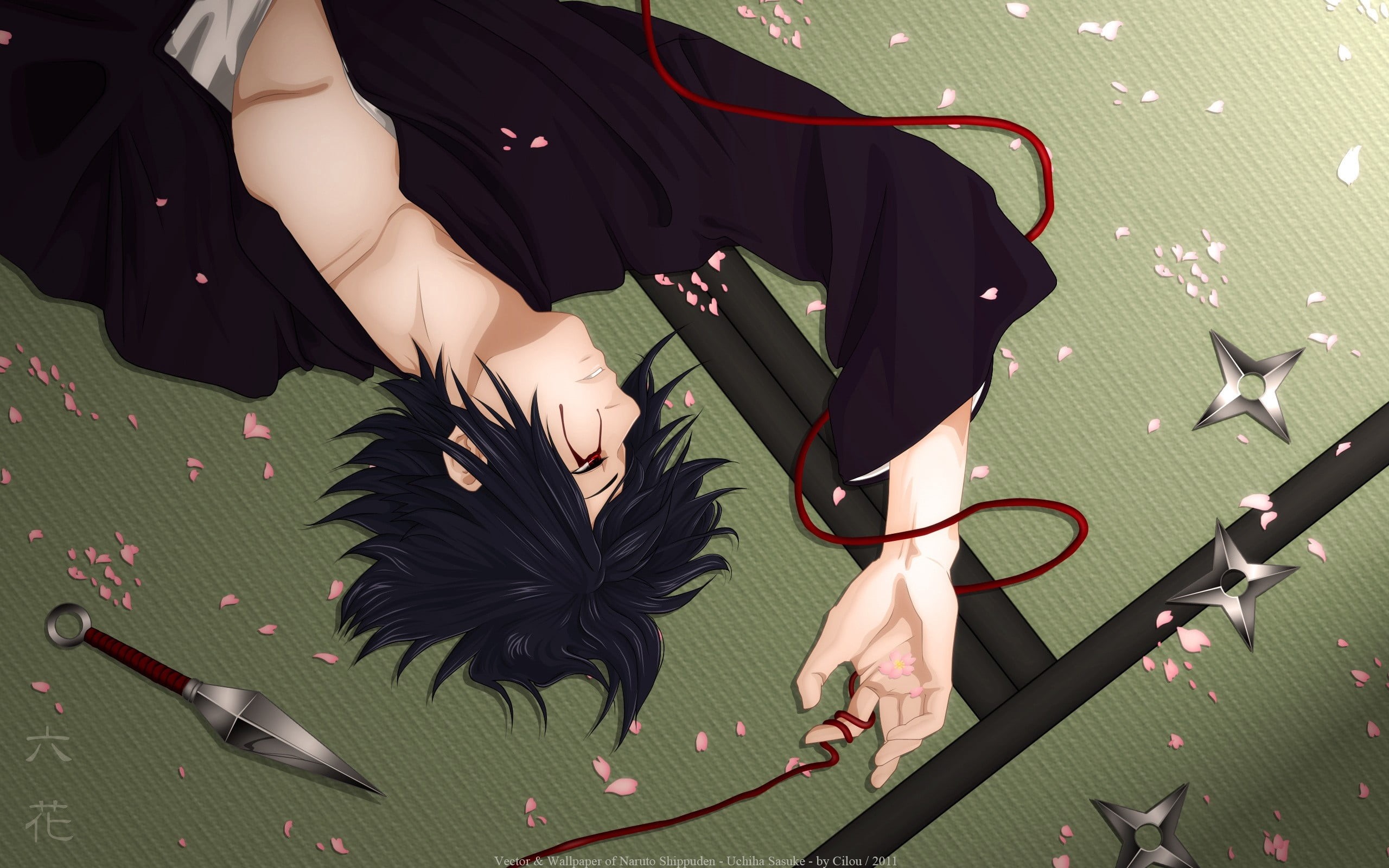 beautiful, females, glamour, fashion, green color, red, naruto, high angle view, male, human leg, day, stars, vector, animated, body part, illustration, HD Wallpaper