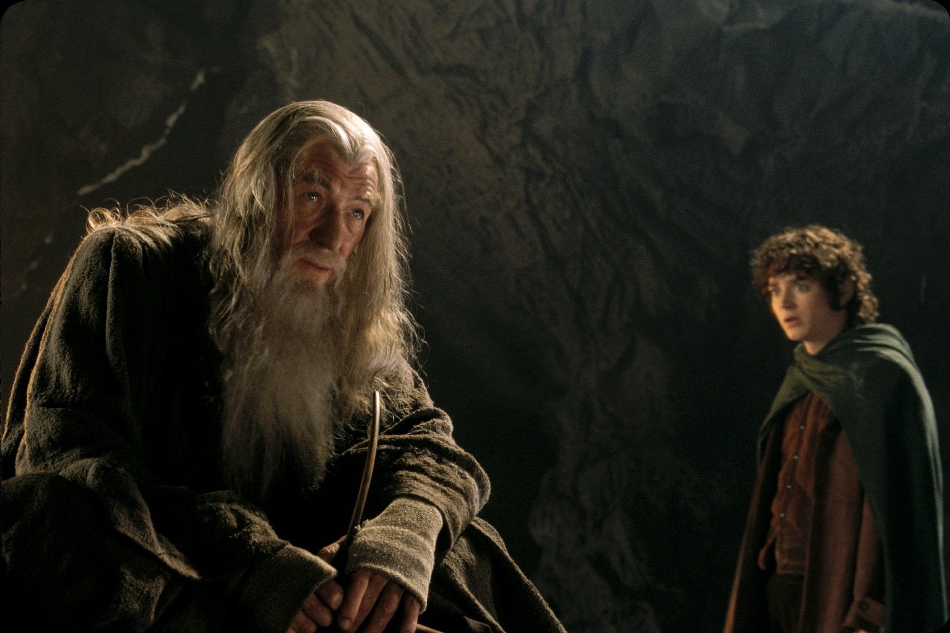 Elijah Wood, Gandalf, Frodo Baggins, 1080P, Ian McKellen, The Lord of the Rings, The Lord of the Rings: The Fellowship of the Ring, HD Wallpaper
