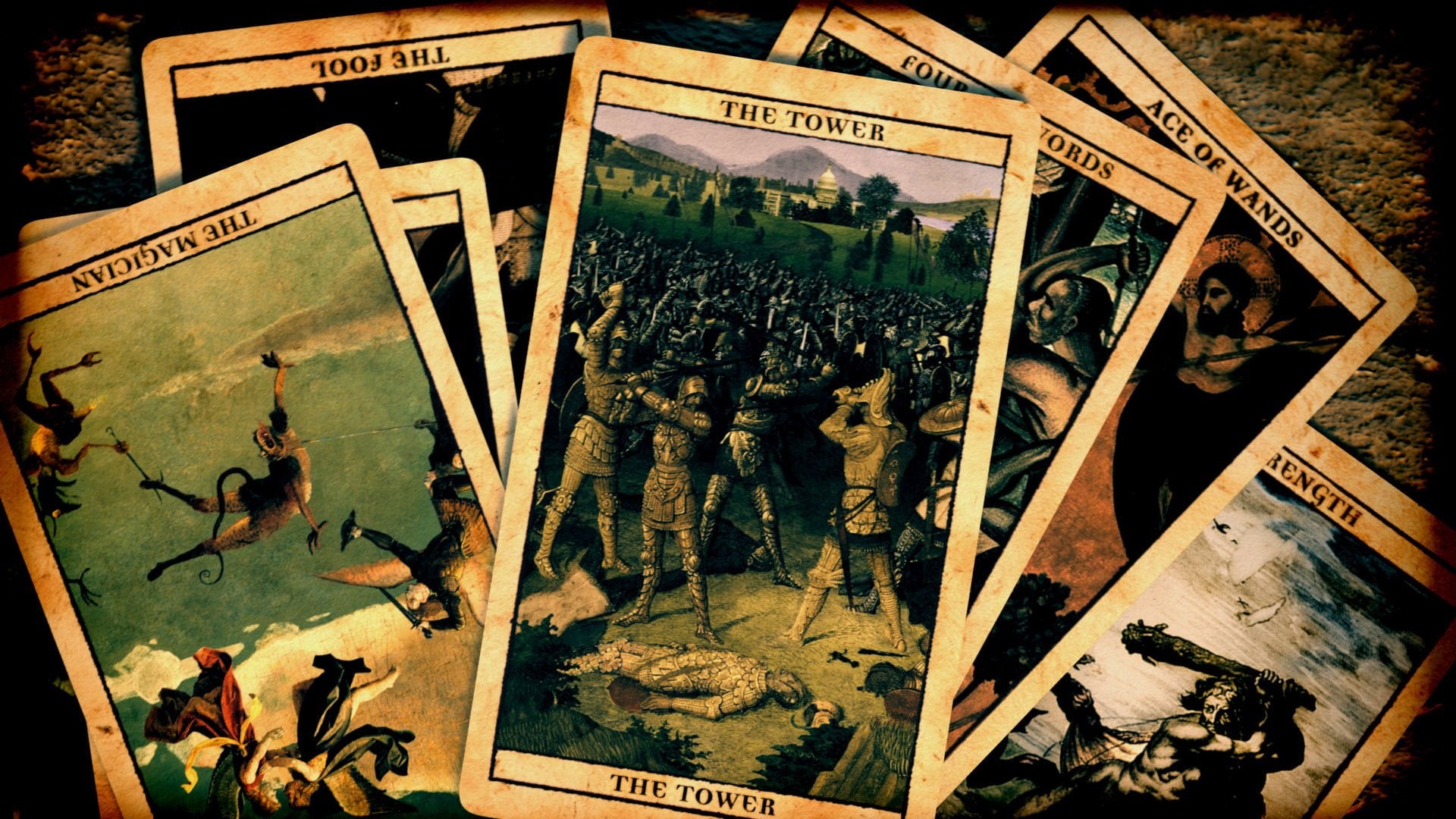 1080P, Witchcraft, Dark, Tarotcards, Witch, Tarot Cards, Tarot, Occult, HD Wallpaper