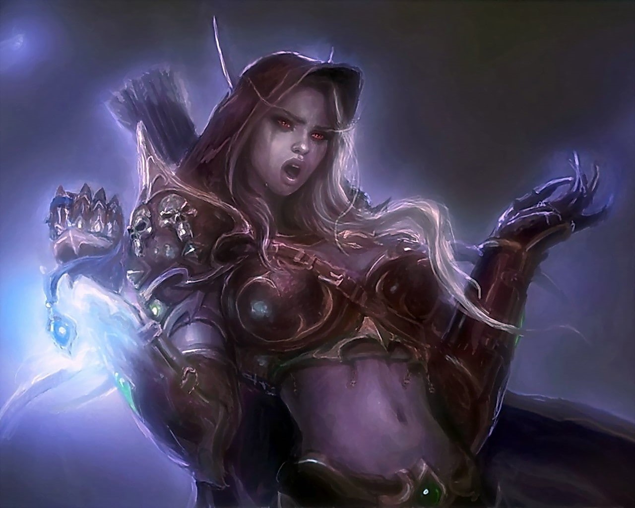 hd, abstract, fantasy, world of warcraft, cg, windrunner, elves, d, cgi, art, x, 720P, sylvanas, warcraft, world, HD Wallpaper