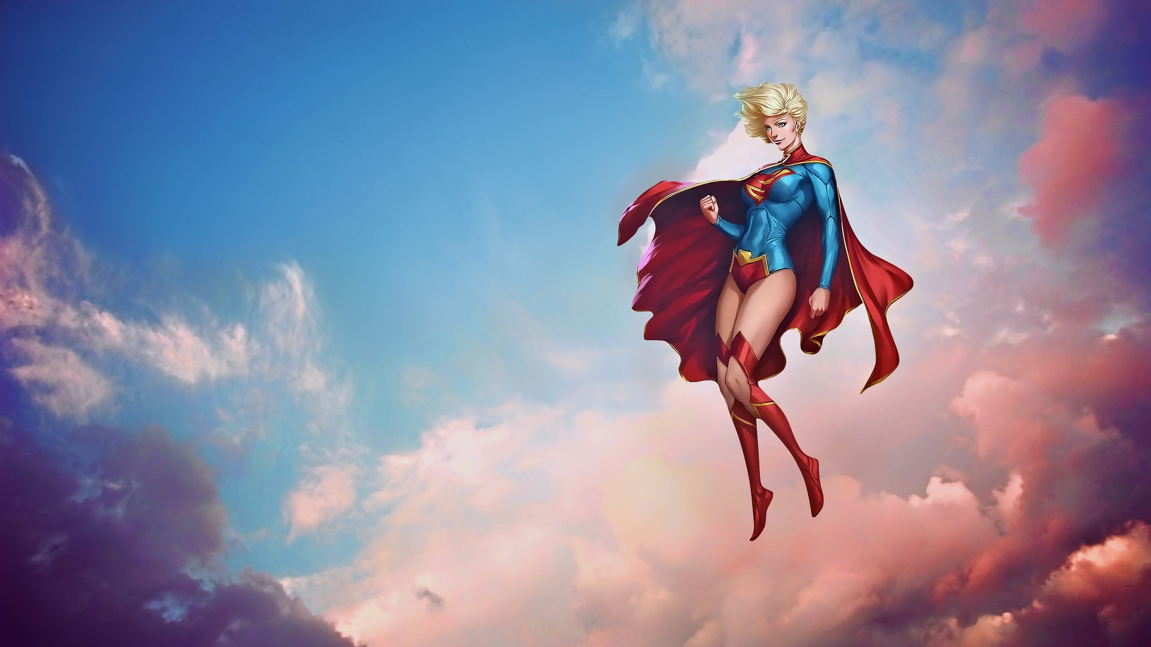 Stanley Lau, superheroines, Superman, Supergirl, artwork, DC Comics, superhero, 4K, HD Wallpaper