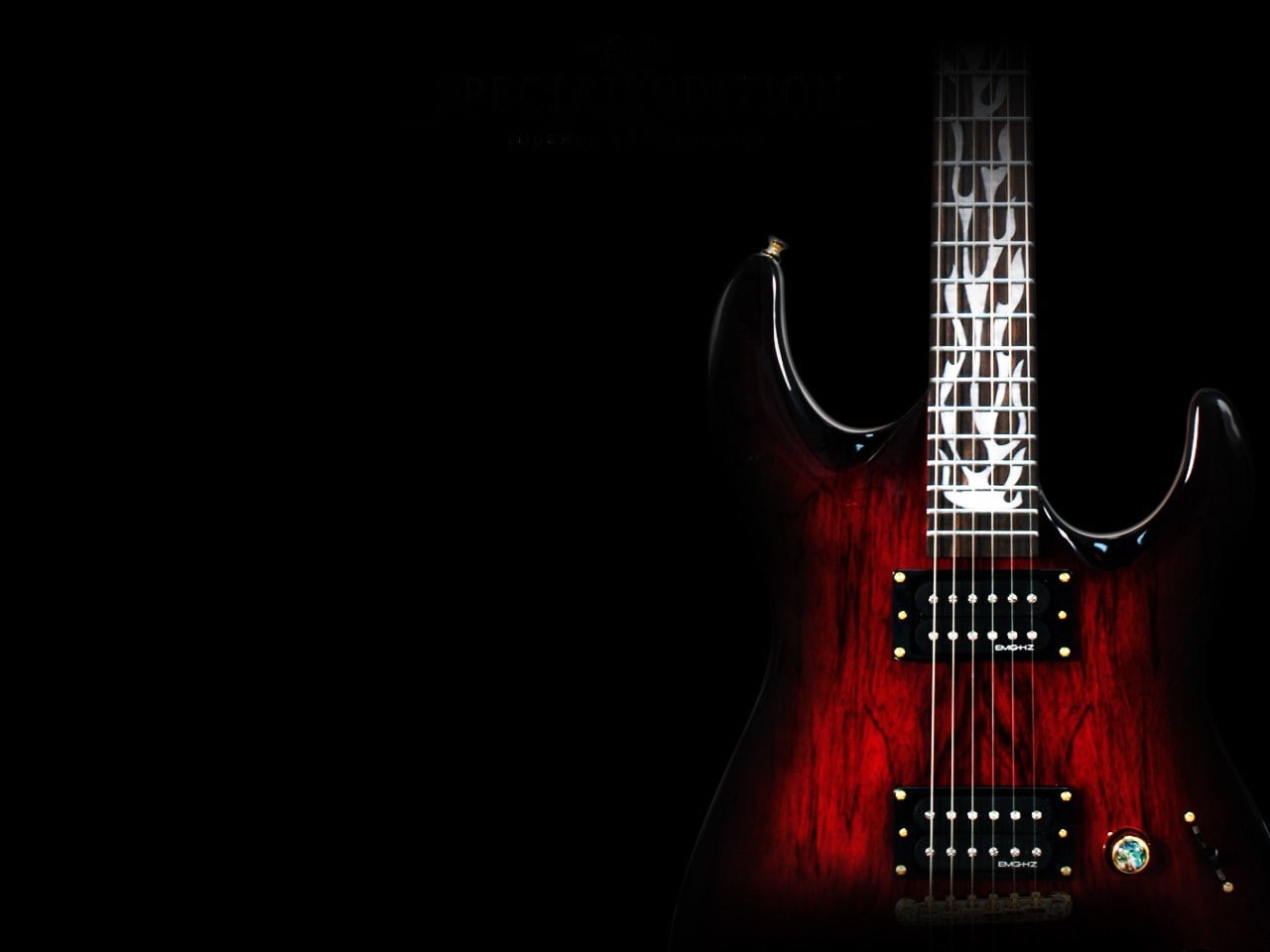 d, 720P, hd, art, Abstract, guitar, 3D, cg, HD Wallpaper