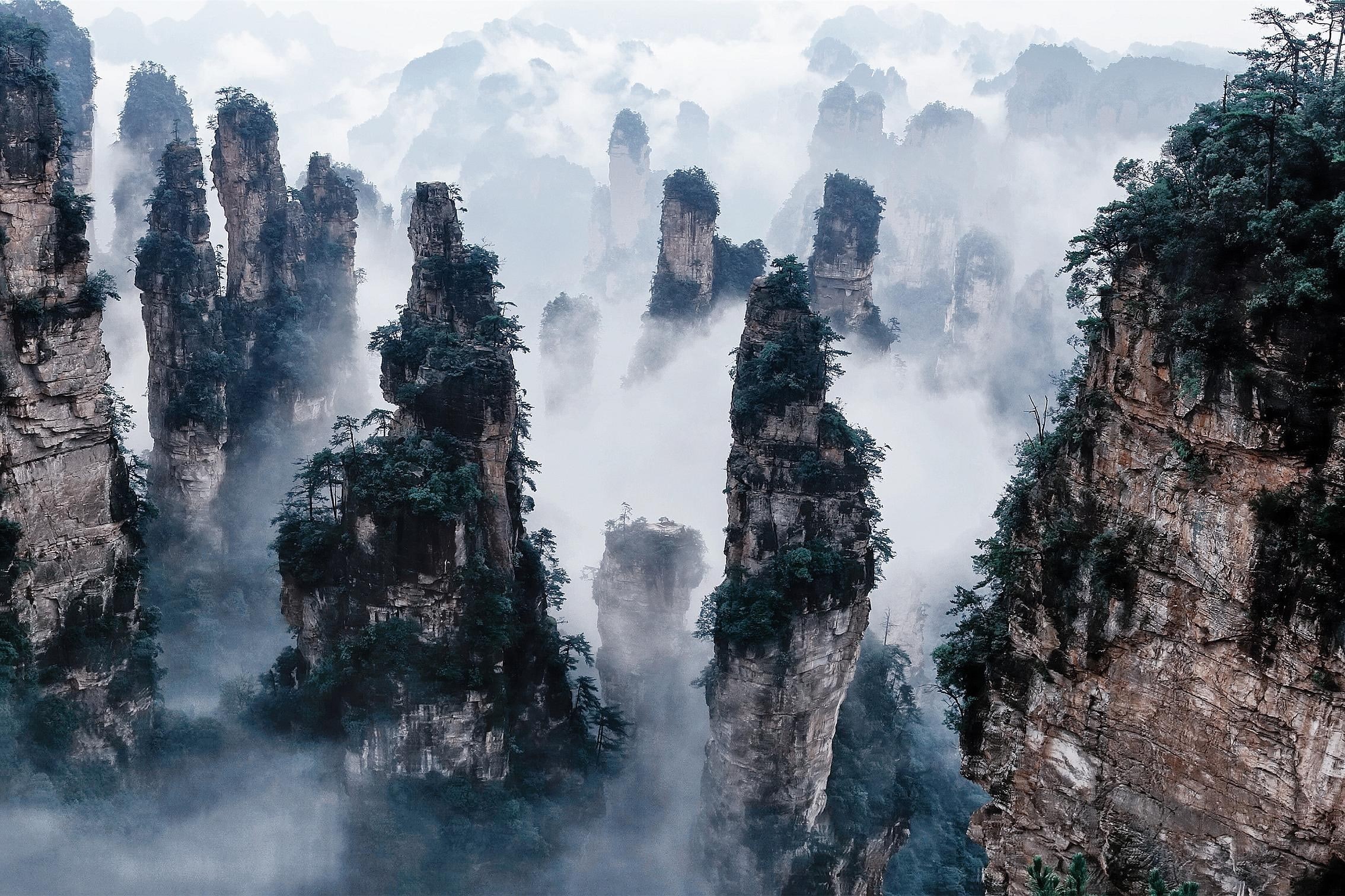 1080P, zhangjiajie national park, HD Wallpaper