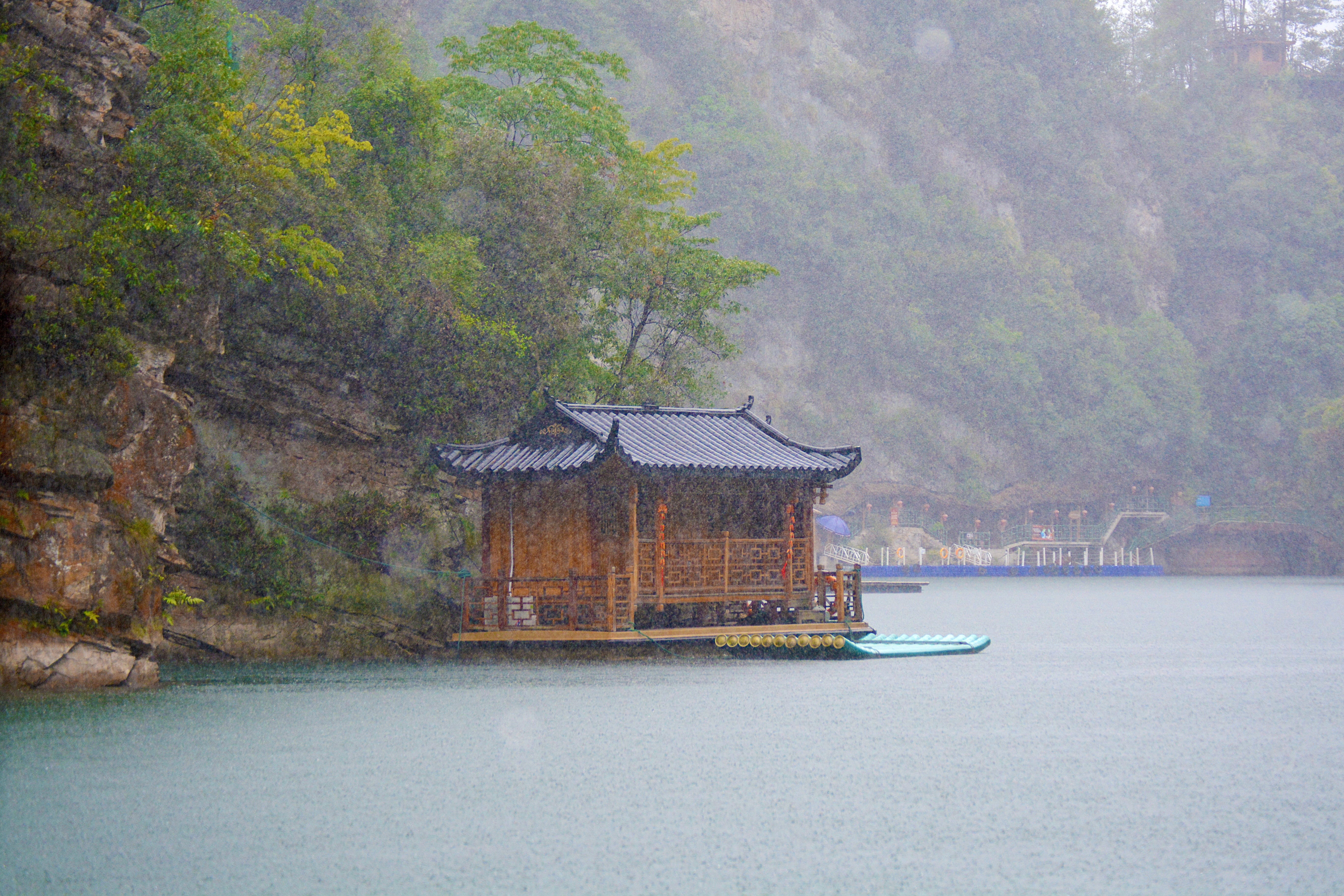 land, baofeng, day, building exterior, plant, no people, tranquility, built structure, landscape, zhangjiajie, nature, china, building, beauty in nature, HD Wallpaper