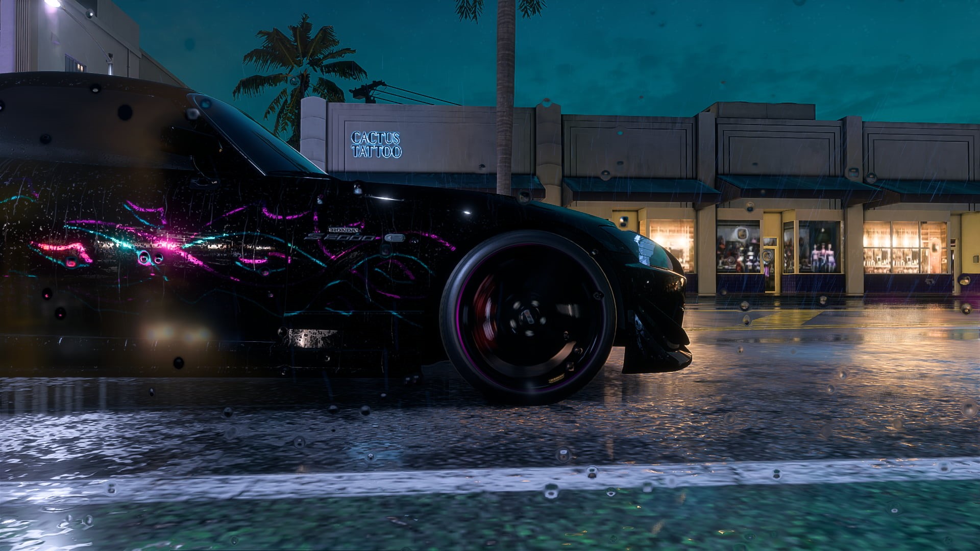 s2k, heat, Honda, Honda S2000, s2000, Need for Speed, livery, neon, 1080P, HD Wallpaper