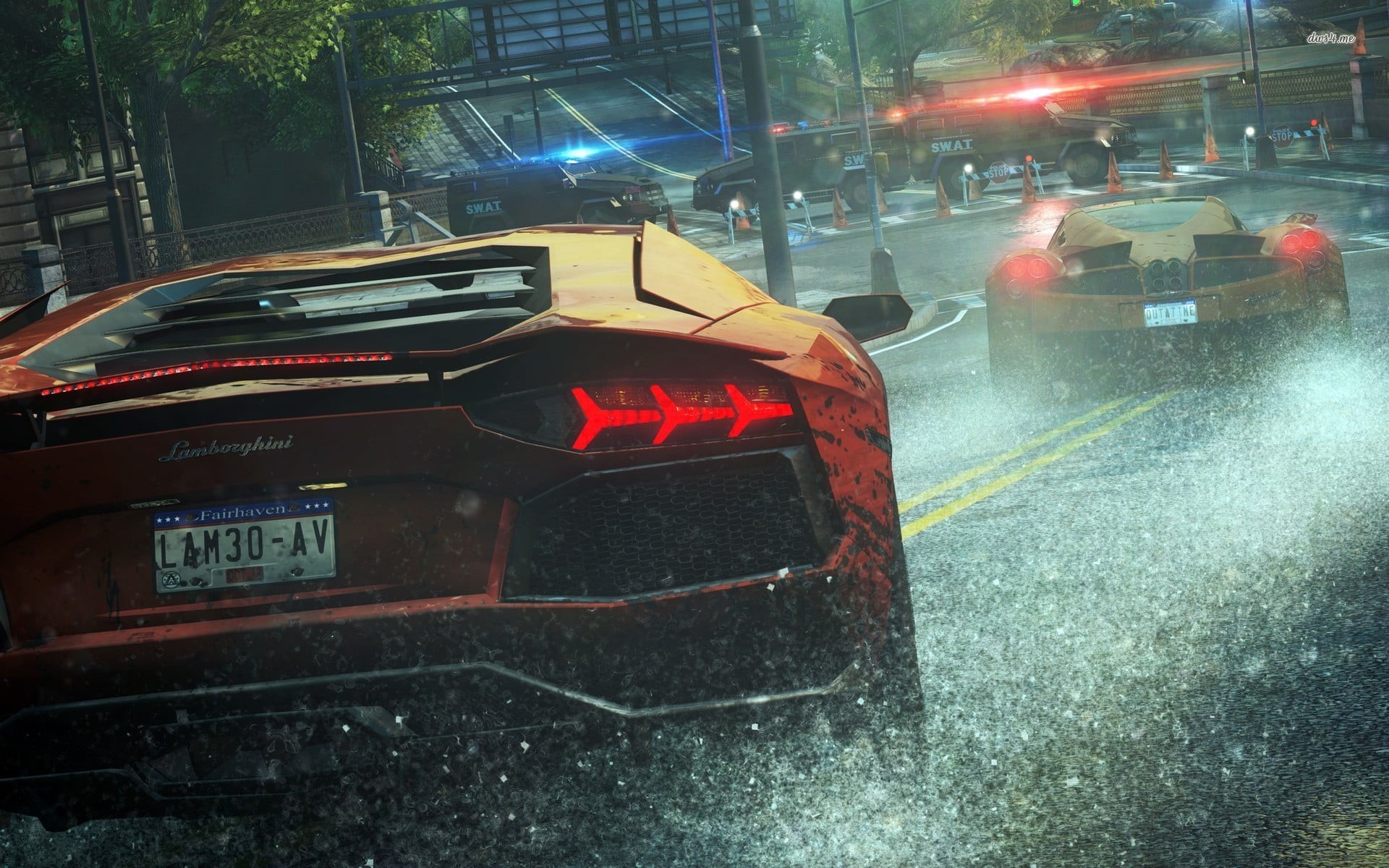 Need for Speed: Most Wanted, city street, mode of transportation, driving, 1080P, taxi, building exterior, architecture, Need for Speed, communication, HD Wallpaper