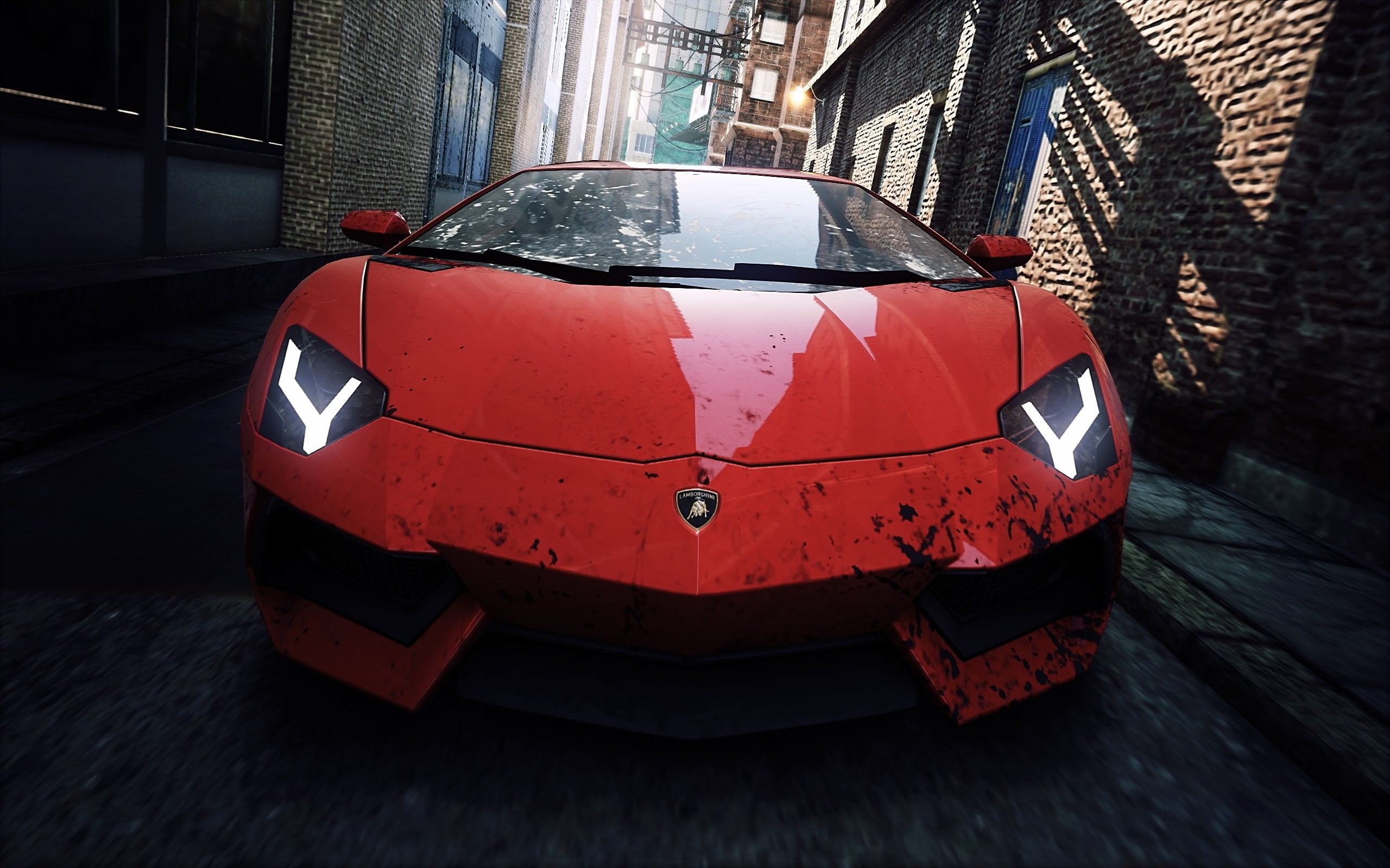 red, stationary, Most, Aventador, 2K, indoors, no people, games, day, silver colored, Video, close-up, mode of transportation, transportation, architecture, HD Wallpaper