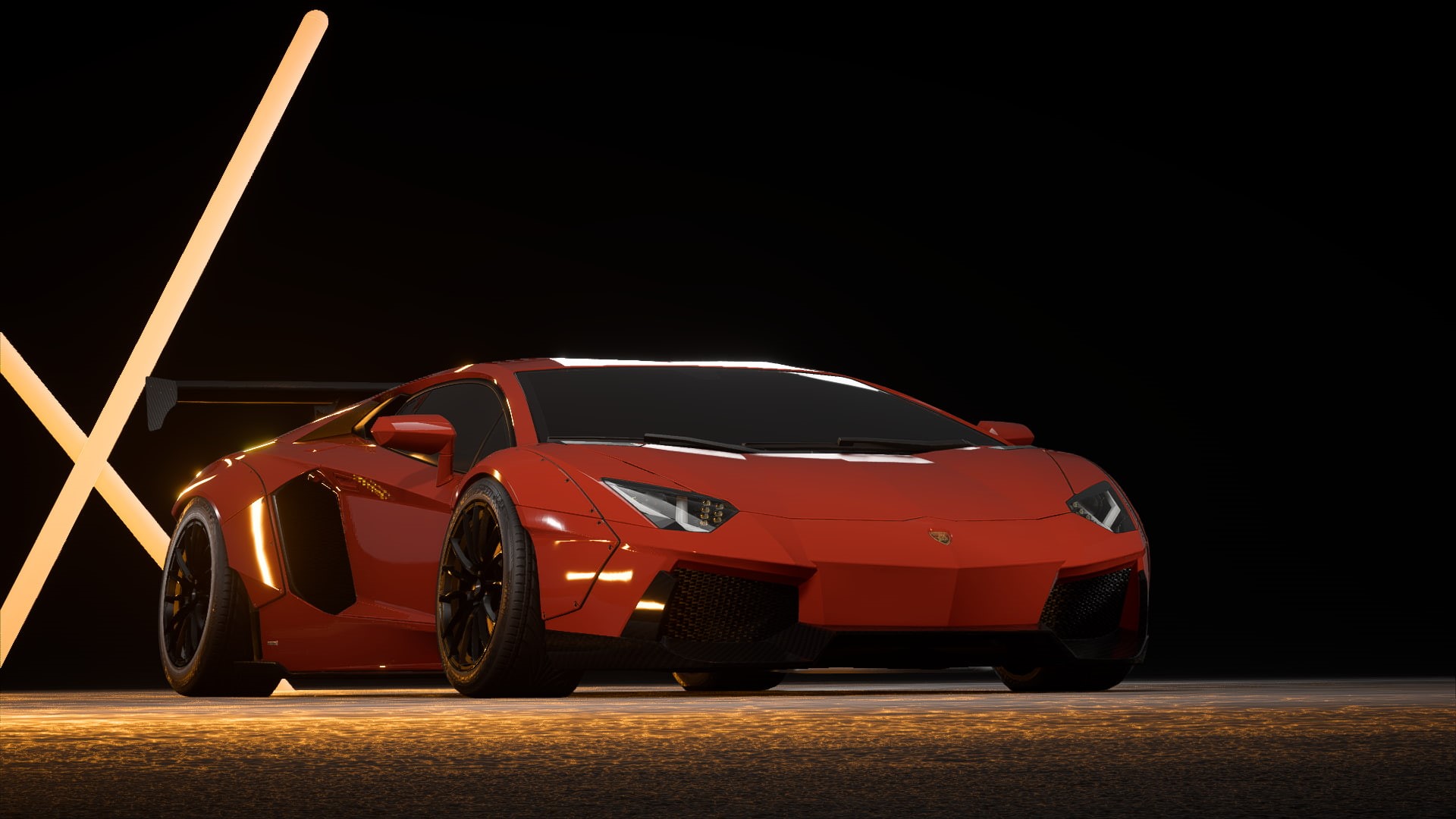 car, need for speed payback, 1080P, lamboghini, red cars, Need for Speed, Liberty Walk, vehicle, HD Wallpaper