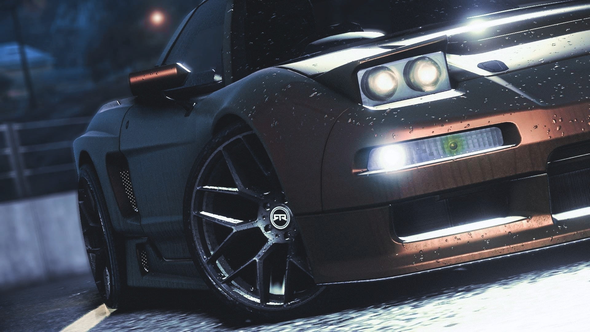 outdoors, retro styled, vintage car, front view, car, no people, close-up, headlight, transportation, garage, video games, Acura NSX, Honda NSX, sports car, HD Wallpaper