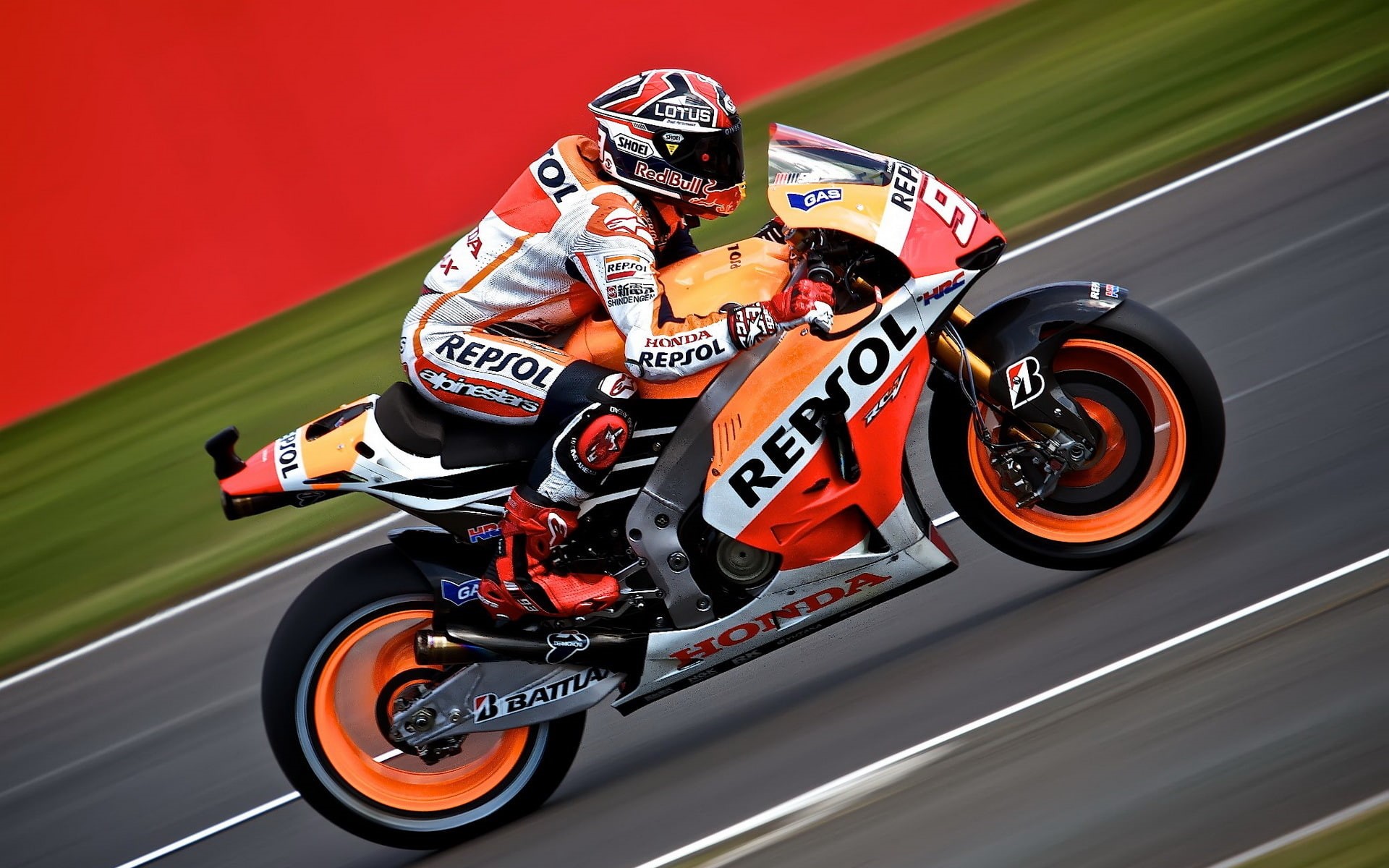 sport, Honda Team, 1080P, Marc Marquez, HD Wallpaper