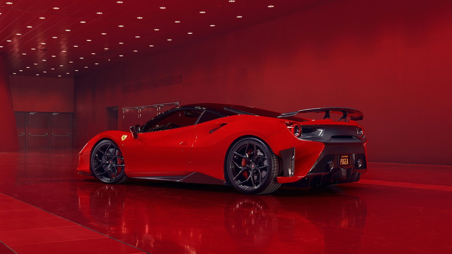 Vehicles, 1080P, Supercar, Red Car, Car, Sport Car, Pogea Racing FPlus Corsa, HD Wallpaper