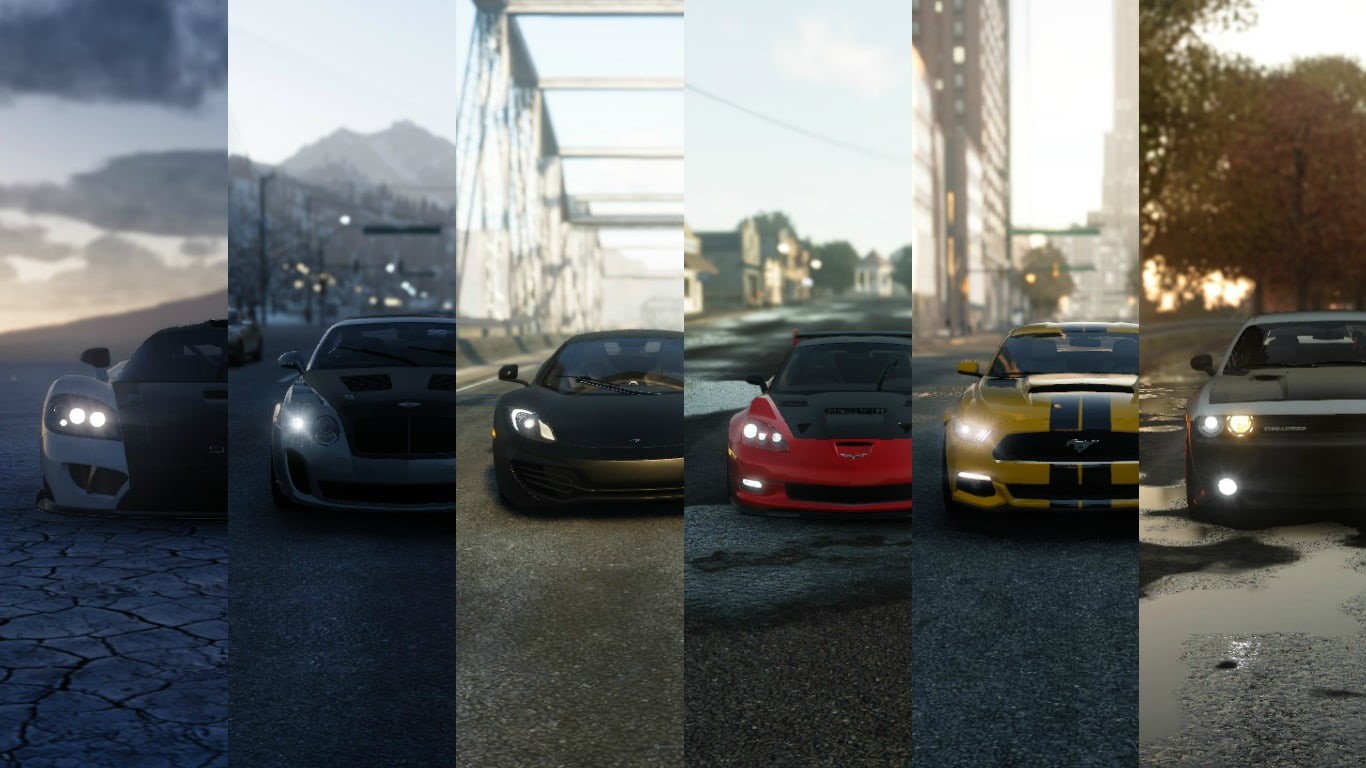 city, glass - material, road, muscle, mode of transportation, traffic, 720P, no people, outdoors, built structure, transparent, transportation, The Crew Wild Run, HD Wallpaper