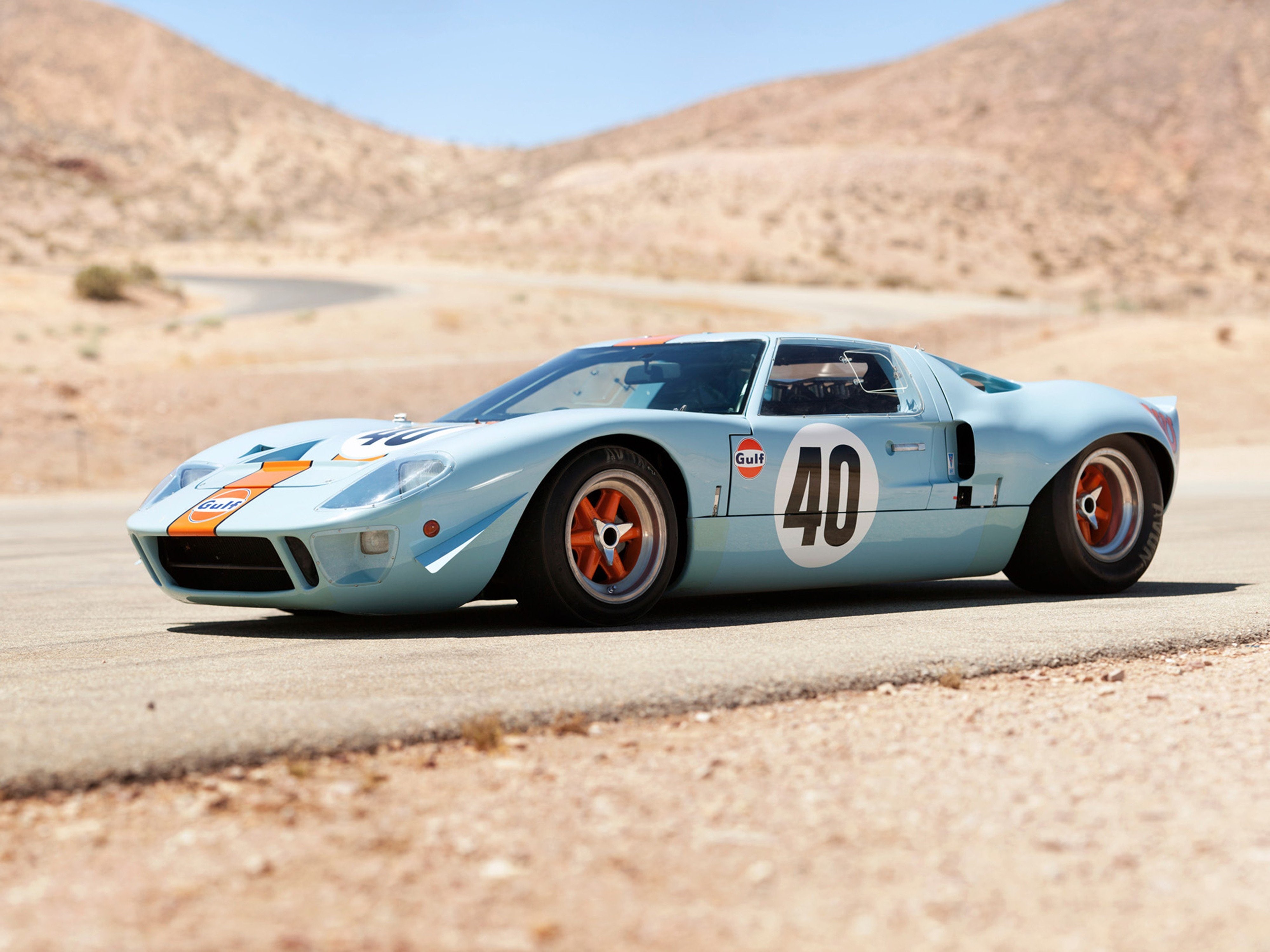 gulf, 4000x3000, racing, le mans, gt40, car, ford, race, 4K, 1968, classic, HD Wallpaper