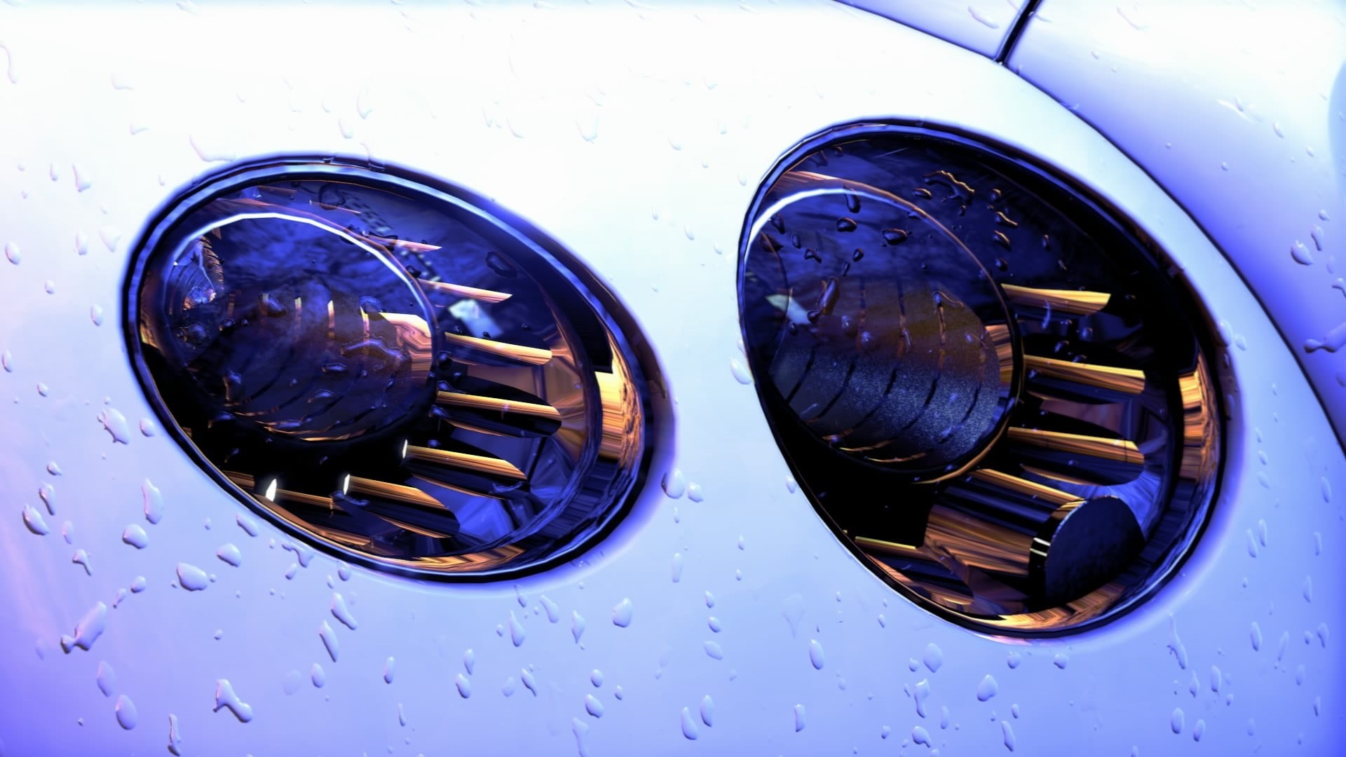 still life, vehicle, 1080P, headlight, mode of transportation, motor vehicle, directly above, two, wheel, container, reflection, day, high angle view, HD Wallpaper