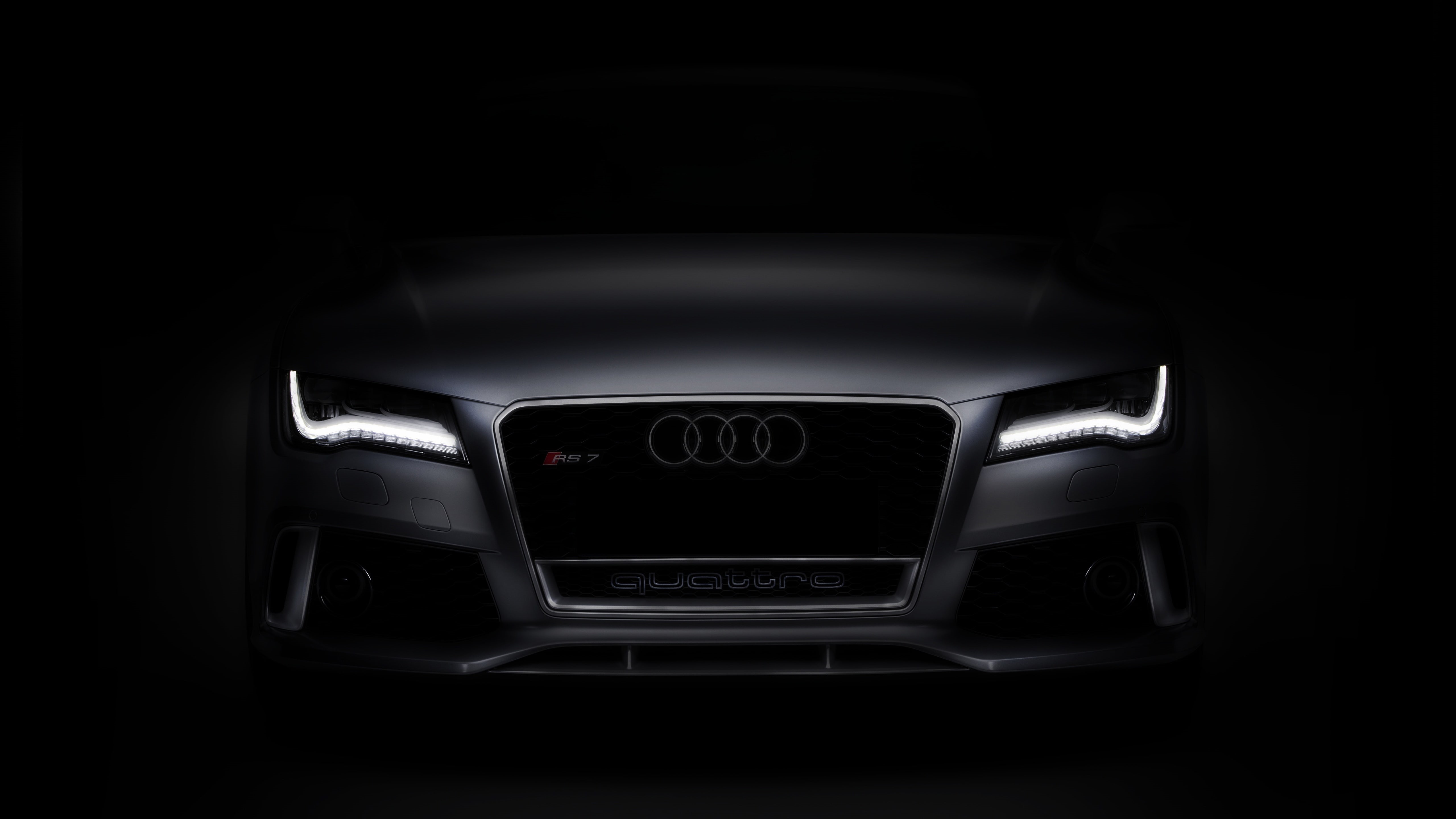 black background, motor vehicle, k, studio shot, dark, 5K, copy space, text, car interior, setting, technology, rs, night, RS7, illuminated, security, HD Wallpaper