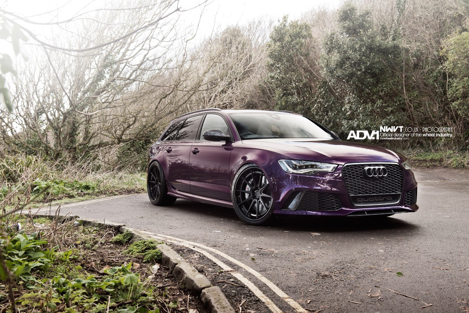 tree, land vehicle, ADV.1, no people, RS6, motor vehicle, Quattro, travel, audi quattro, vintage car, outdoors, land, car, Audi RS4 Avant, day, purple, HD Wallpaper