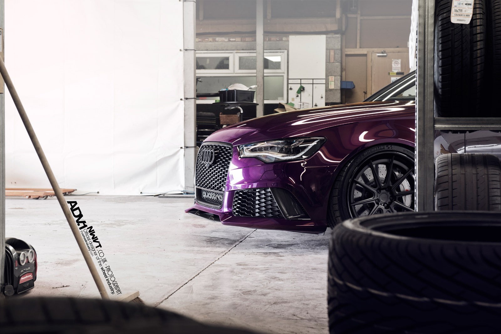 no people, open, Audi RS4 Avant, car, indoors, motor vehicle, selective focus, land vehicle, Quattro, absence, pink color, clean, ADV.1, tile, purple, audi quattro, HD Wallpaper
