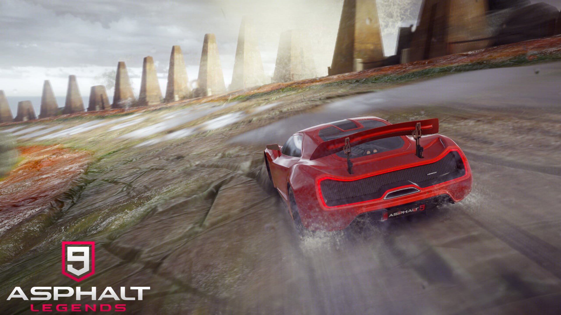 1080P, Asphalt 9: Legends, Video Game, Red Car, Sport Car, Racing, HD Wallpaper