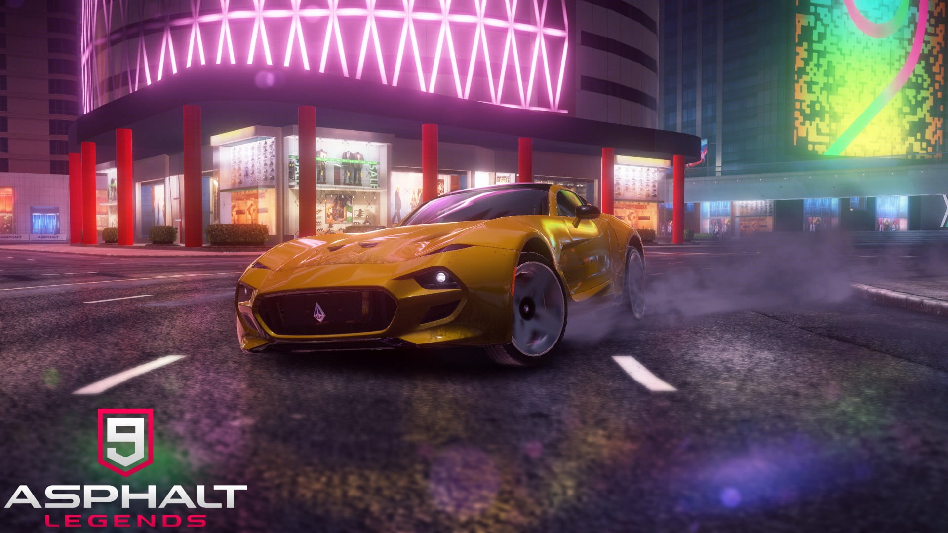 Video Game, Sport Car, 1080P, Asphalt 9: Legends, Yellow Car, HD Wallpaper