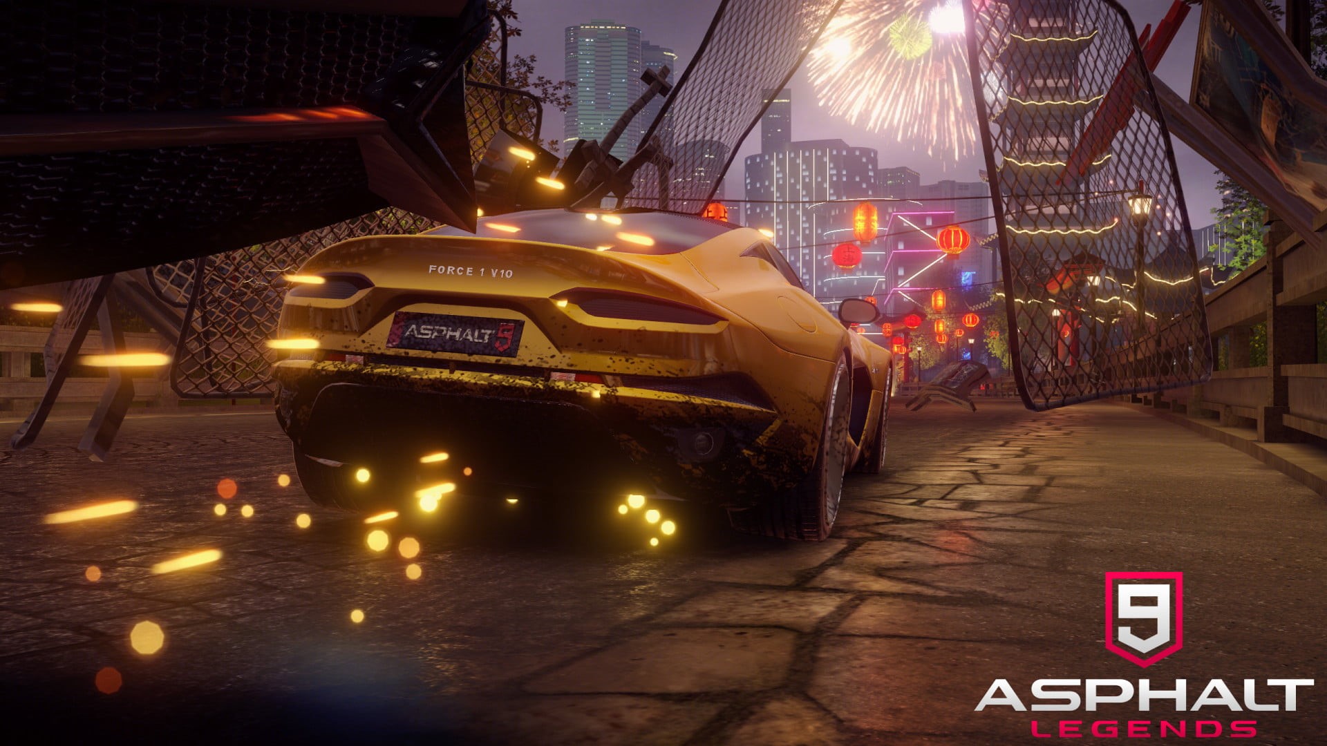 Racing, Asphalt 9: Legends, Video Game, Yellow Car, 1080P, Sport Car, HD Wallpaper