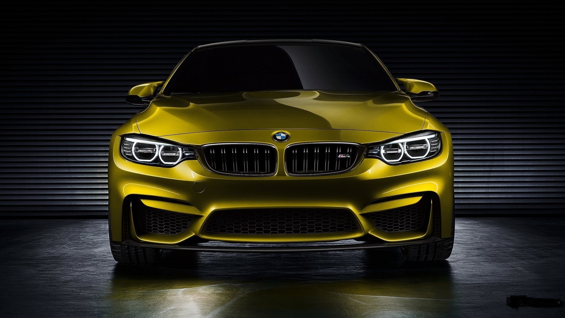 car, BMW M4, BMW, German cars, 1080P, garages, HD Wallpaper