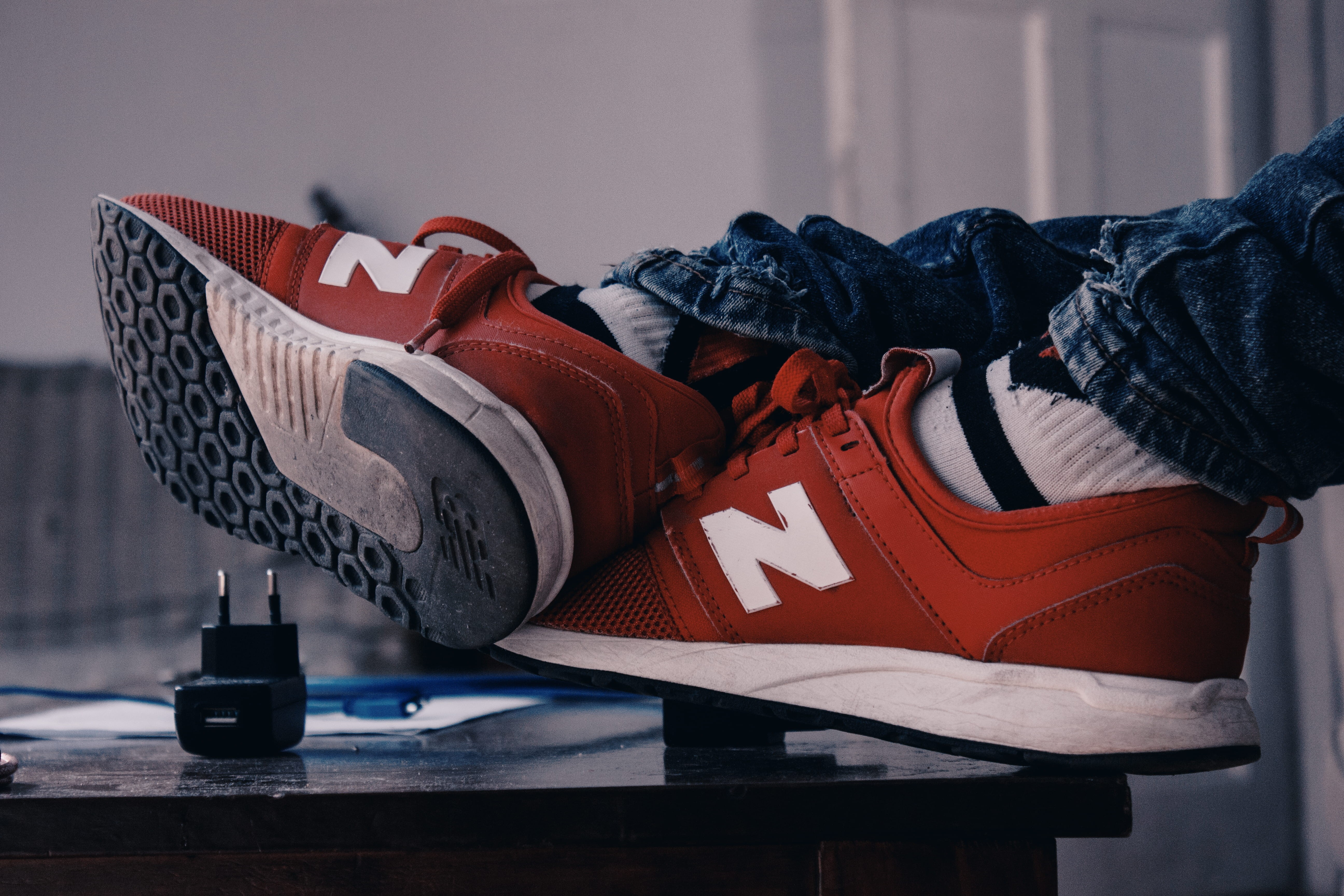 apparel, lifestyles, sneaker, still life, glove, shoes, furniture, running, casual clothing, shoe, leisure activity, creme, person, sweets, lying down, HD Wallpaper