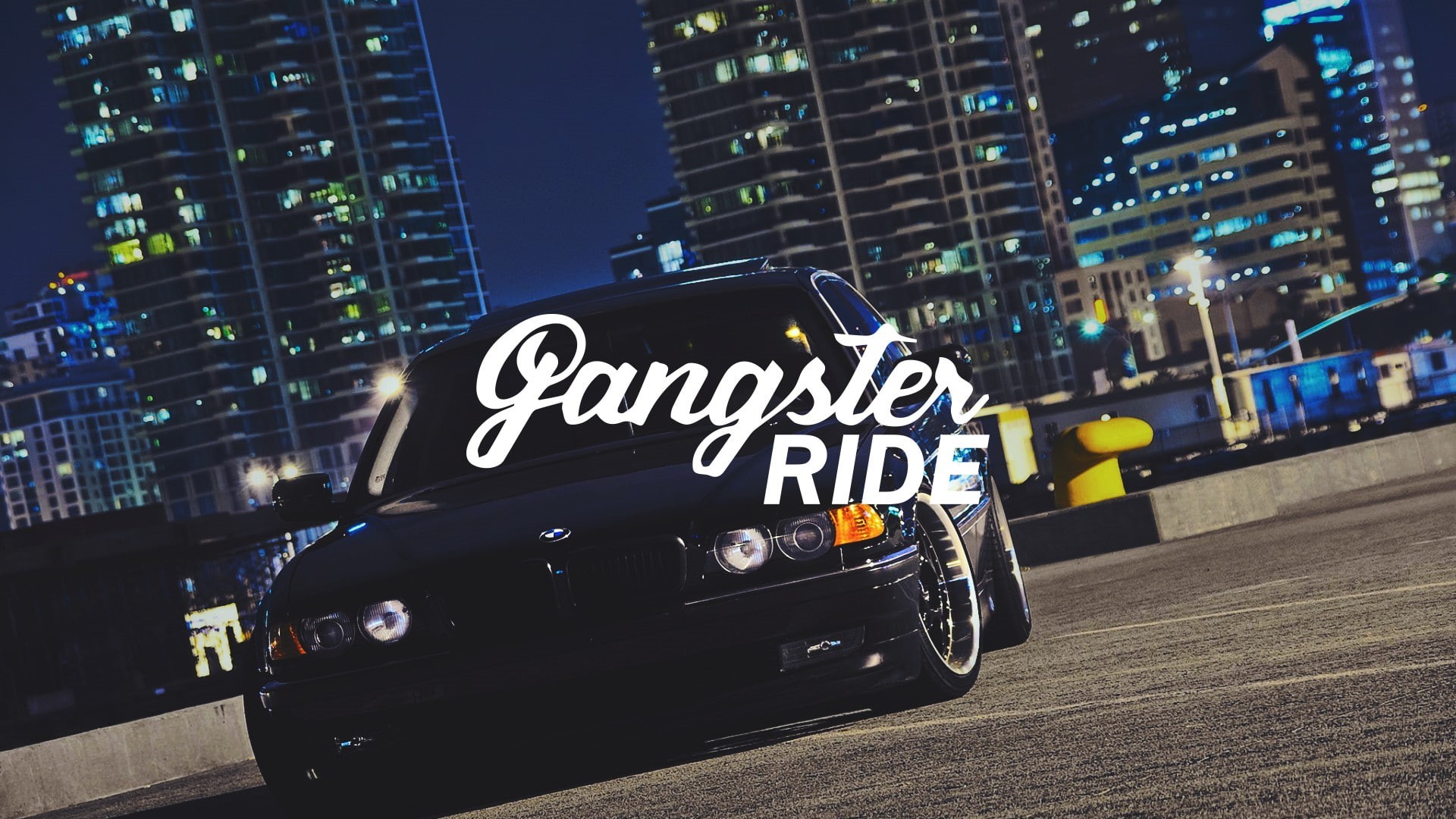car, Tuning, GANGSTER RIDE, 1080P, Lowrider, bmw, Colorful, HD Wallpaper