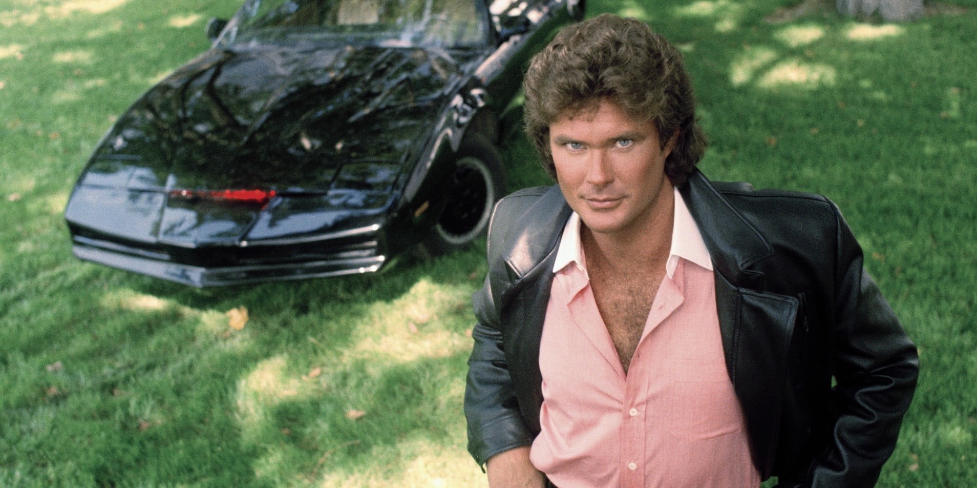 business, transportation, shirt, jacket, well-dressed, pink, Knight Rider, car, business person, black, 1080P, males, motor vehicle, one person, outdoors, HD Wallpaper