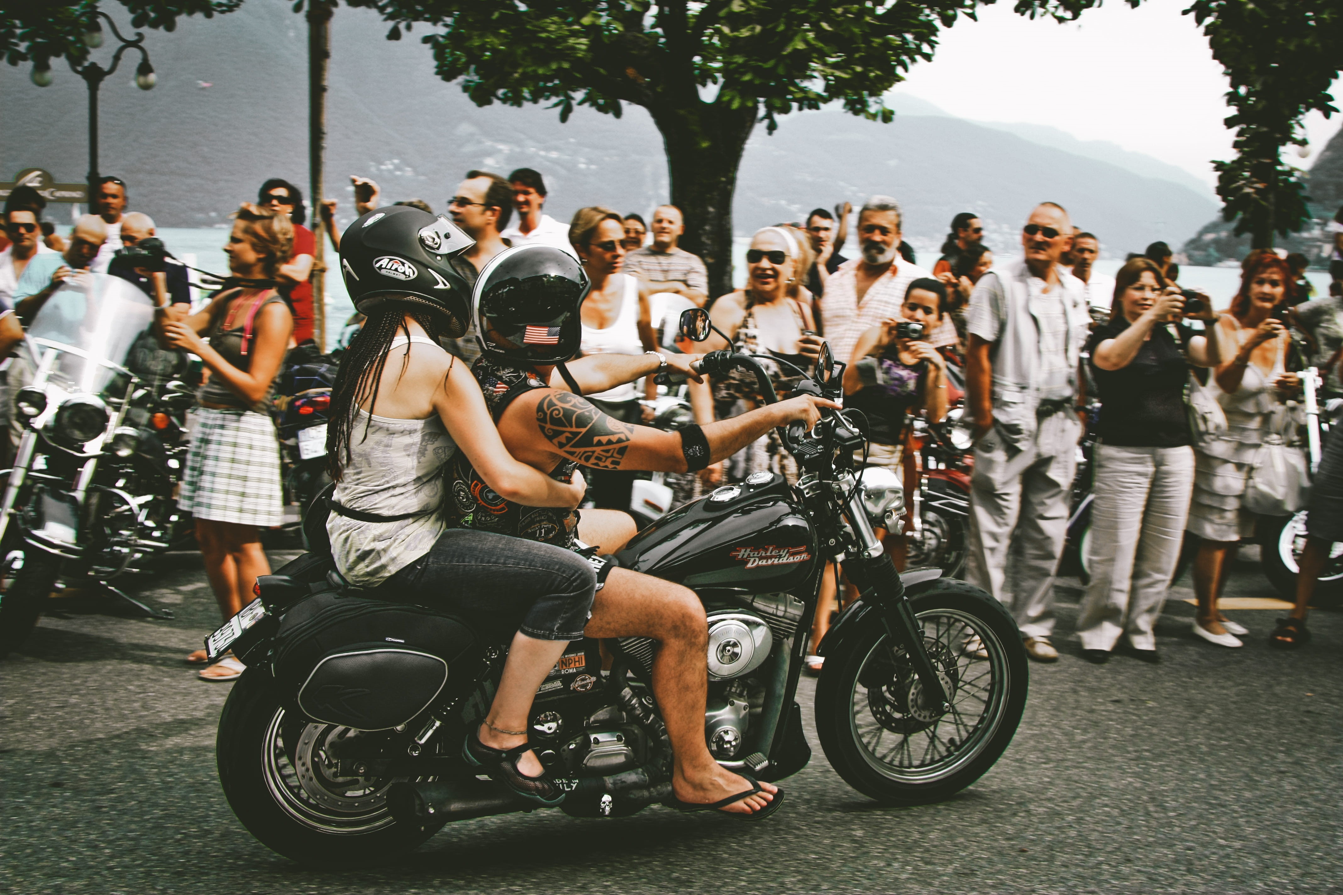 leisure activity, adult, expensive, tire, 4K, motorbike, lifestyle, people, driving, motorcyclist, ride, depth of field, street, mode of transportation, HD Wallpaper