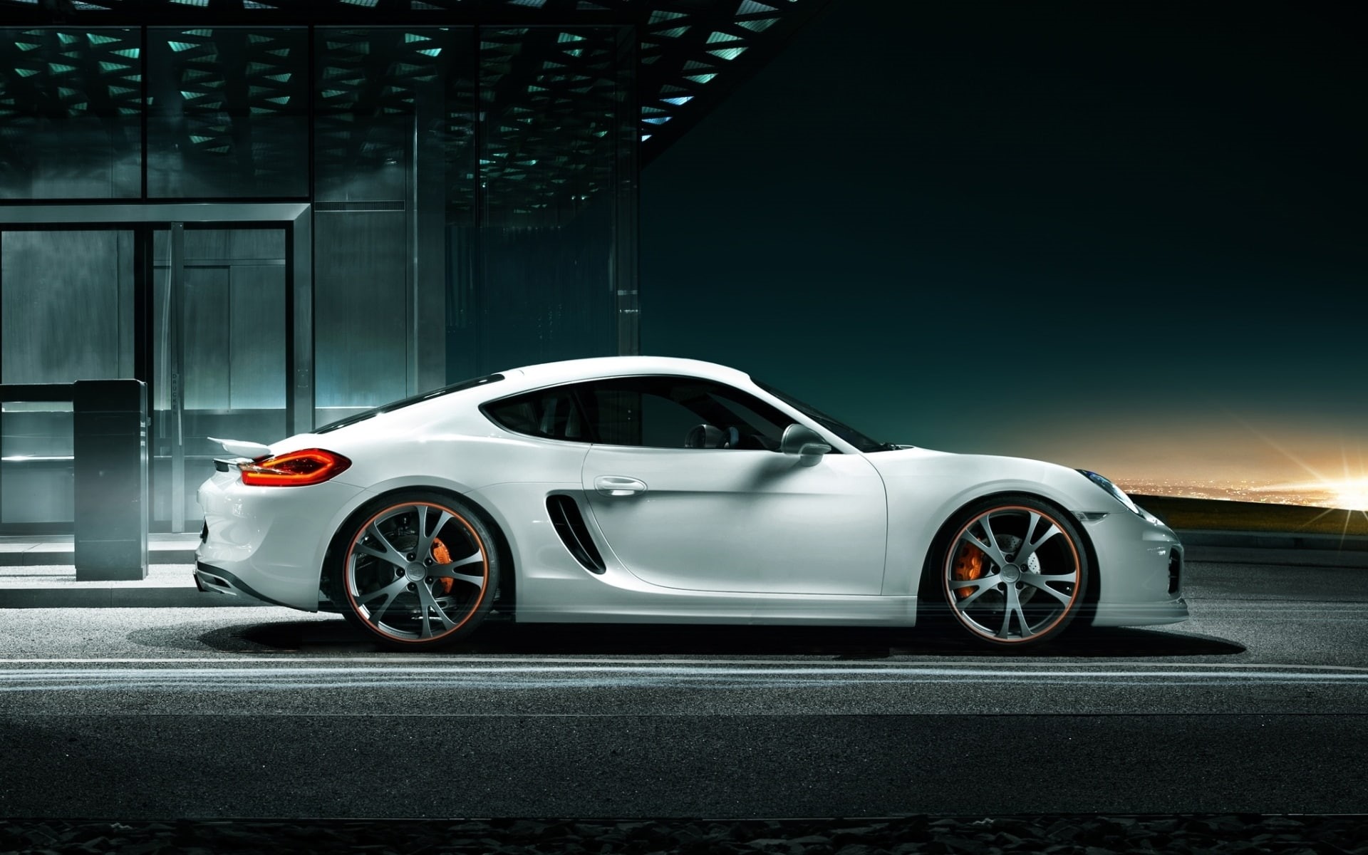 porsche cayman, white, gt, porsche, carrera, sport cars, cayman, tuning, muscle cars, 1080P, HD Wallpaper