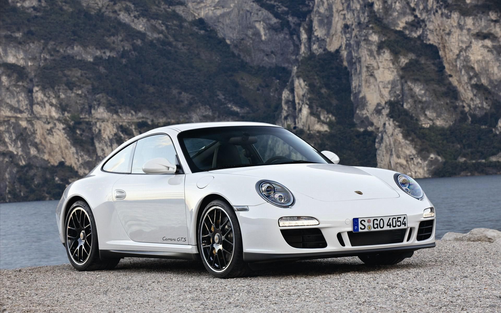 1080P, gts, white, cars, porsche, porche, 2011, carrera, HD Wallpaper