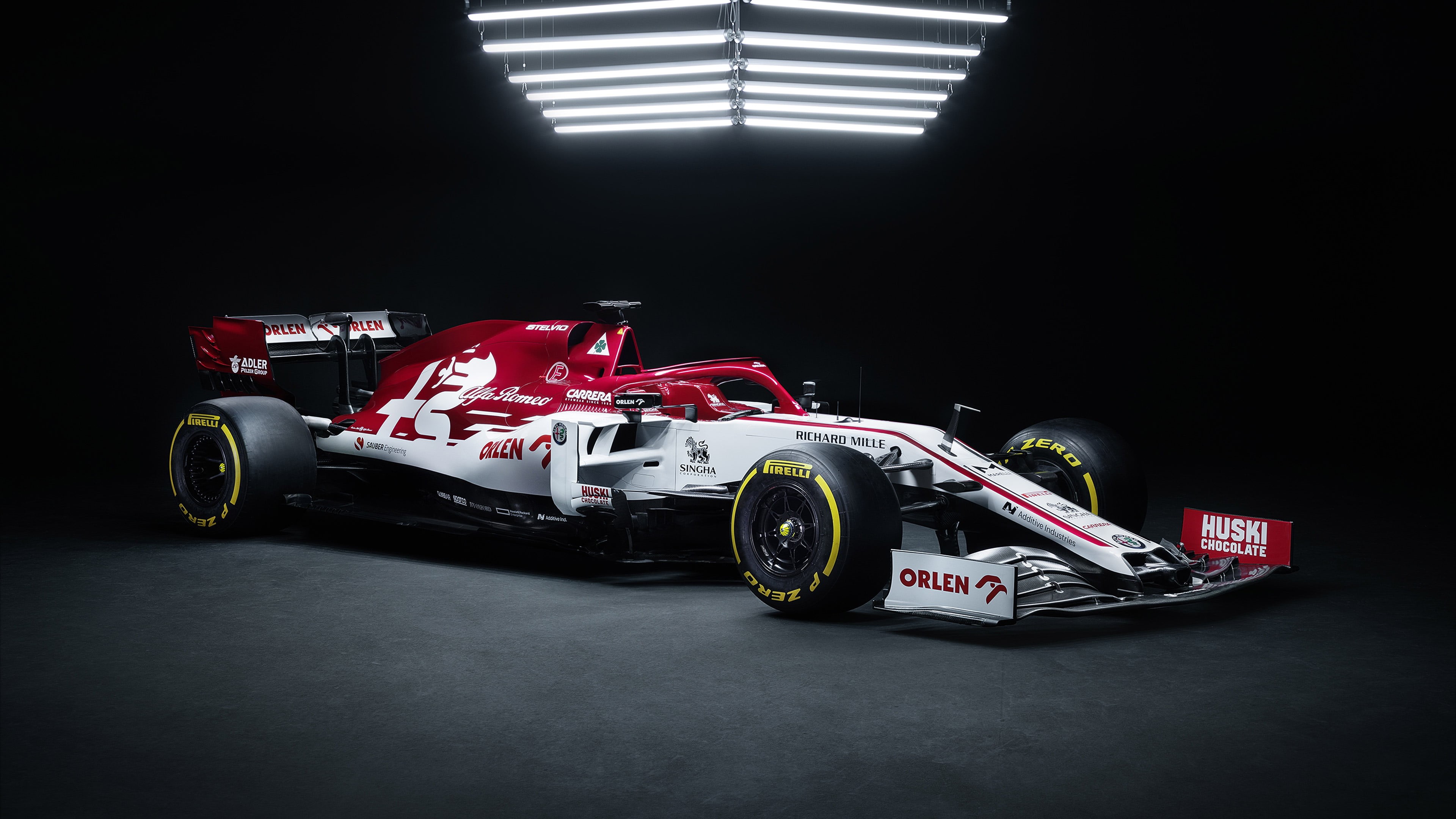 vehicle, Alfa Romeo C39, race cars, Formula 1, 4K, car, HD Wallpaper