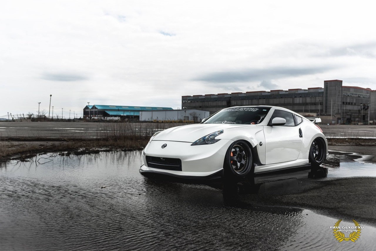 city, nature, motor vehicle, transportation, water, mode of transportation, tuning, outdoors, luxury, built structure, architecture, Nissan 370Z, factories, HD Wallpaper