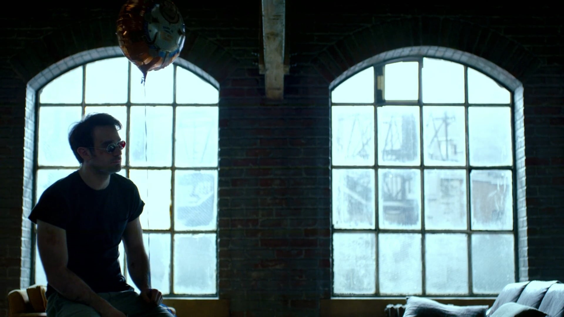 one person, Daredevil, leisure activity, arch, teenager, day, looking through window, casual clothing, tv, lifestyles, Charlie Cox, glass - material, men, HD Wallpaper