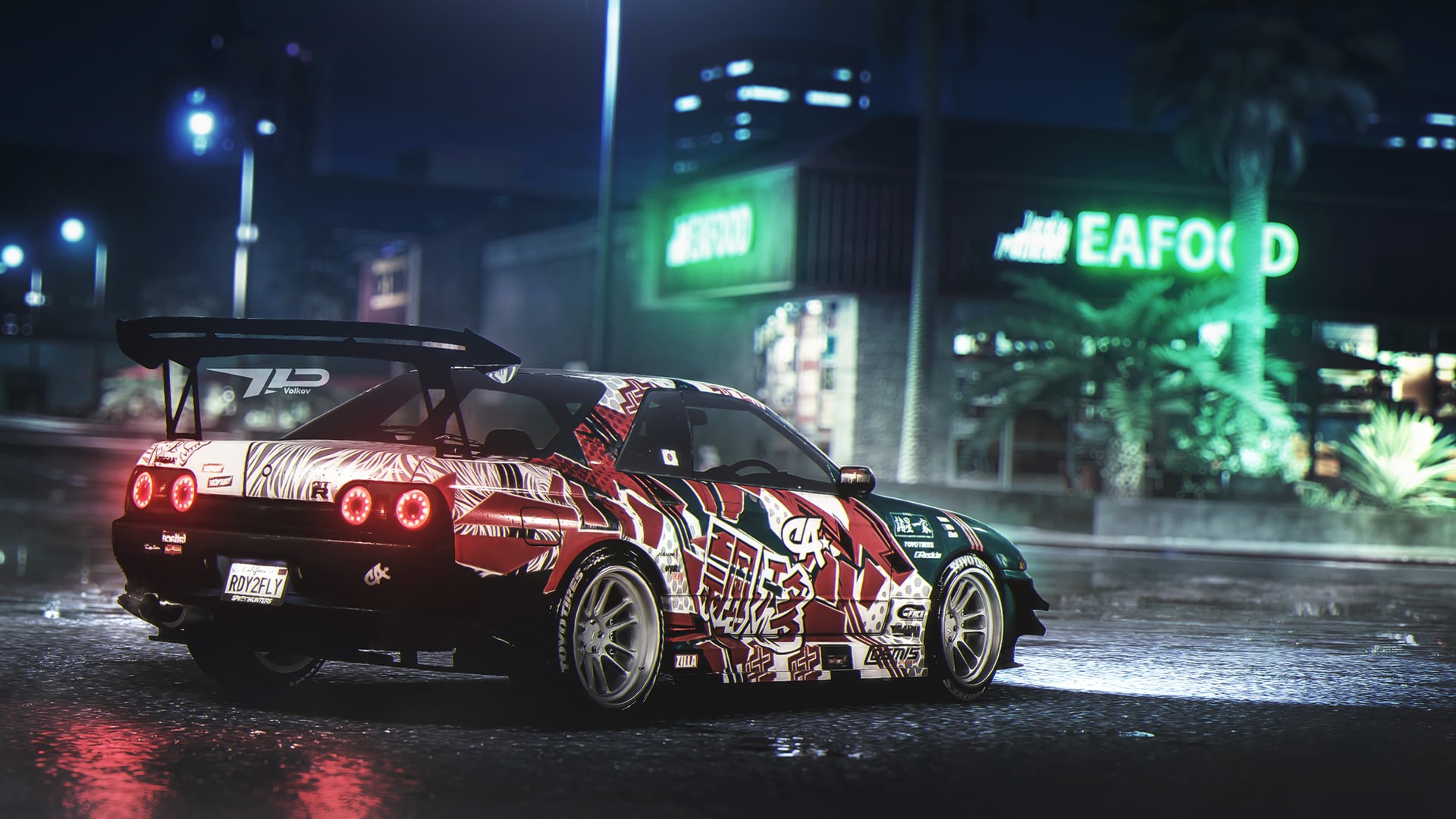 car, video games, Nissan Skyline R32, Need for Speed, Nissan, digital art, vehicle, 1080P, HD Wallpaper
