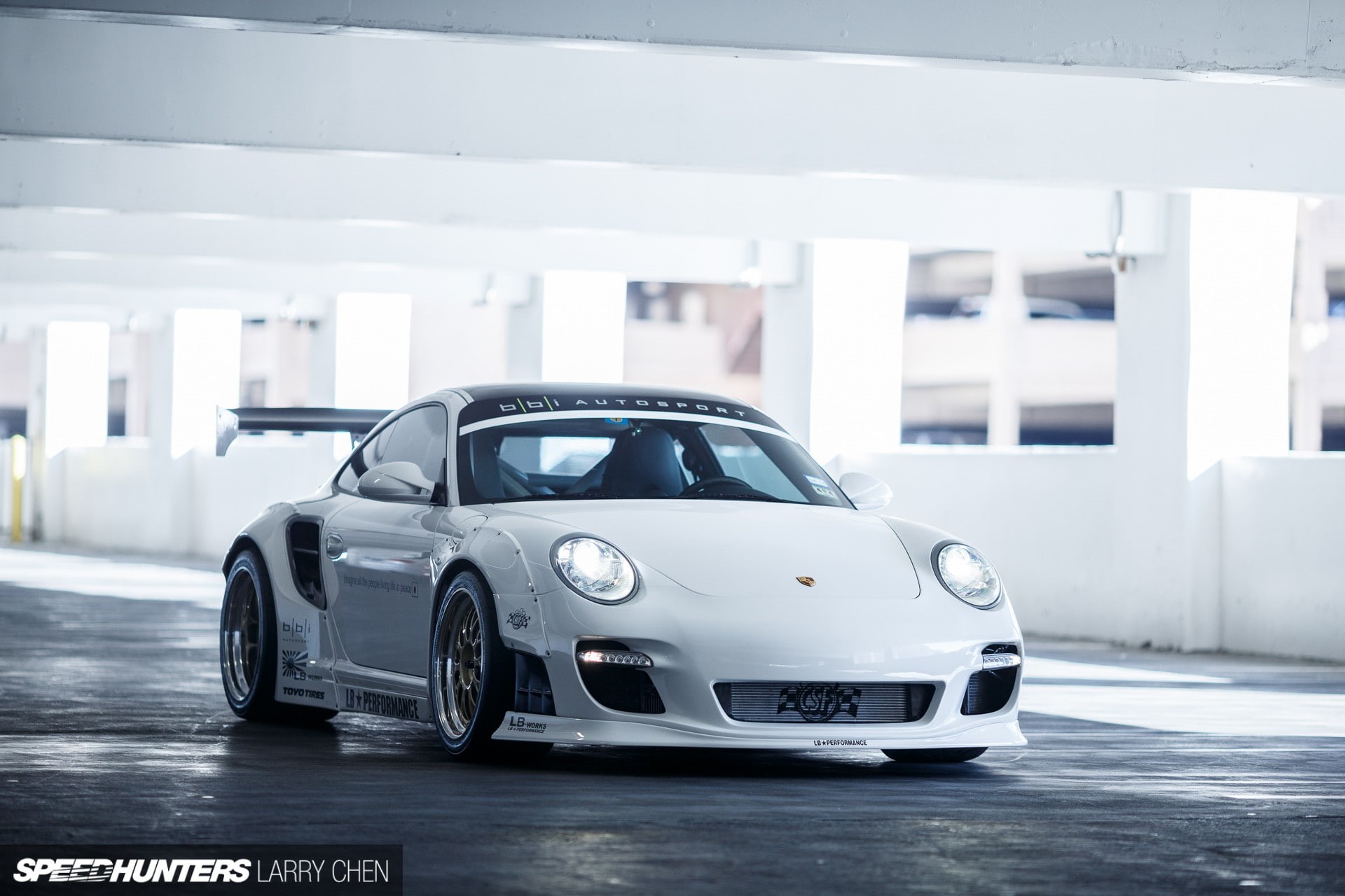car, Porsche, white cars, Liberty Walk, LB Performance, Porsche 997, 1080P, Speedhunters, HD Wallpaper