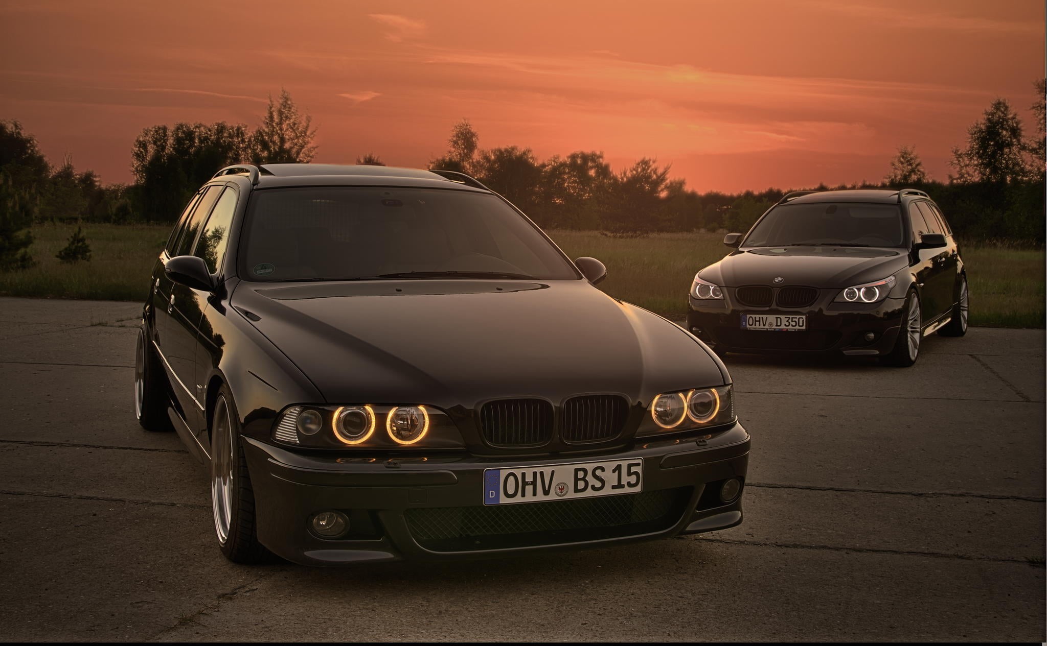 black Color, outdoors, dusk, compact Car, mode of transportation, silver Colored, car, low Profile Tires, sedans, headlight, wheel, looking At View, chrome, HD Wallpaper