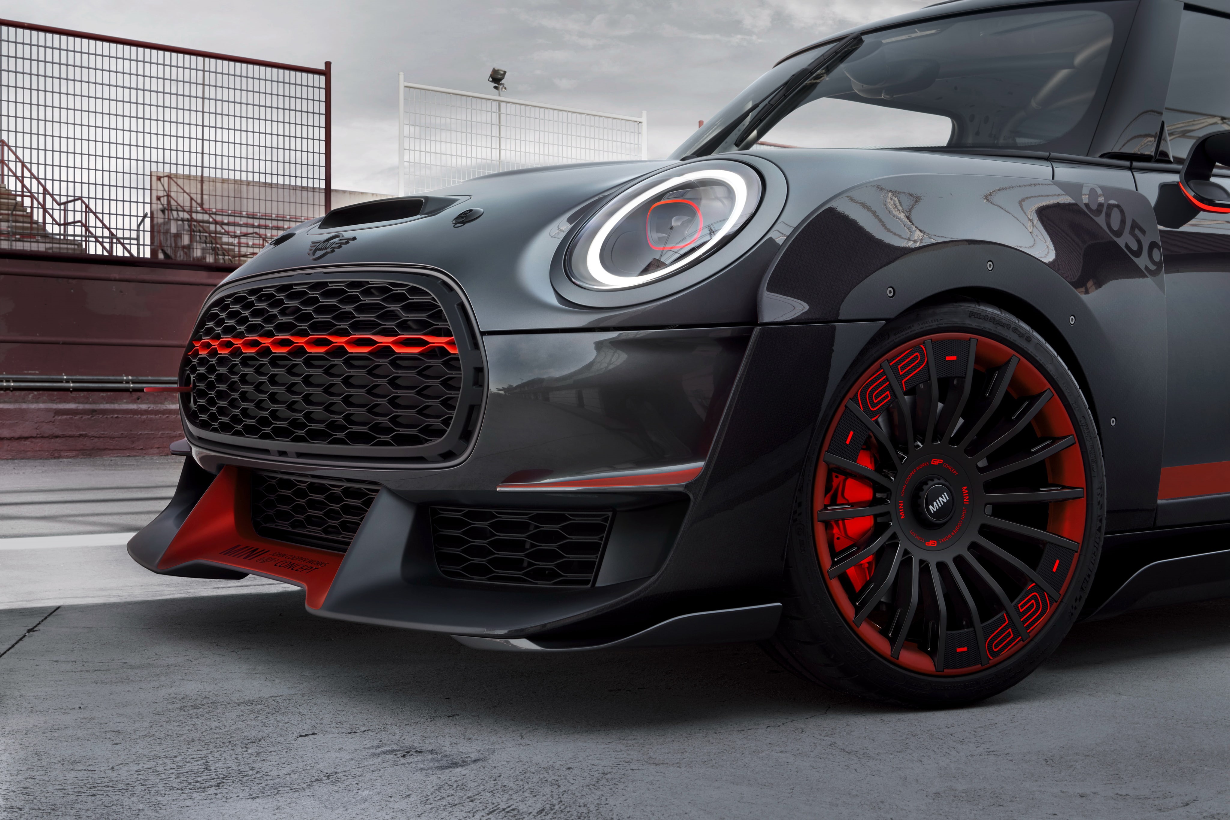 4K, 4K, Mini John Cooper Works GP Concept, HD Wallpaper