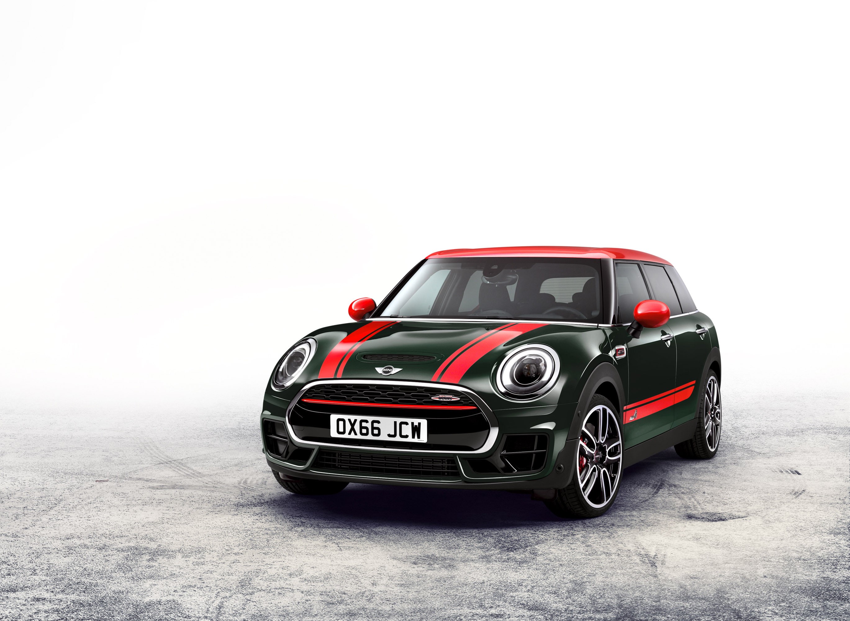 nature, vintage car, land vehicle, white color, retro styled, copy space, car, studio shot, sports car, Mini John Cooper Works Clubman, white background, HD Wallpaper