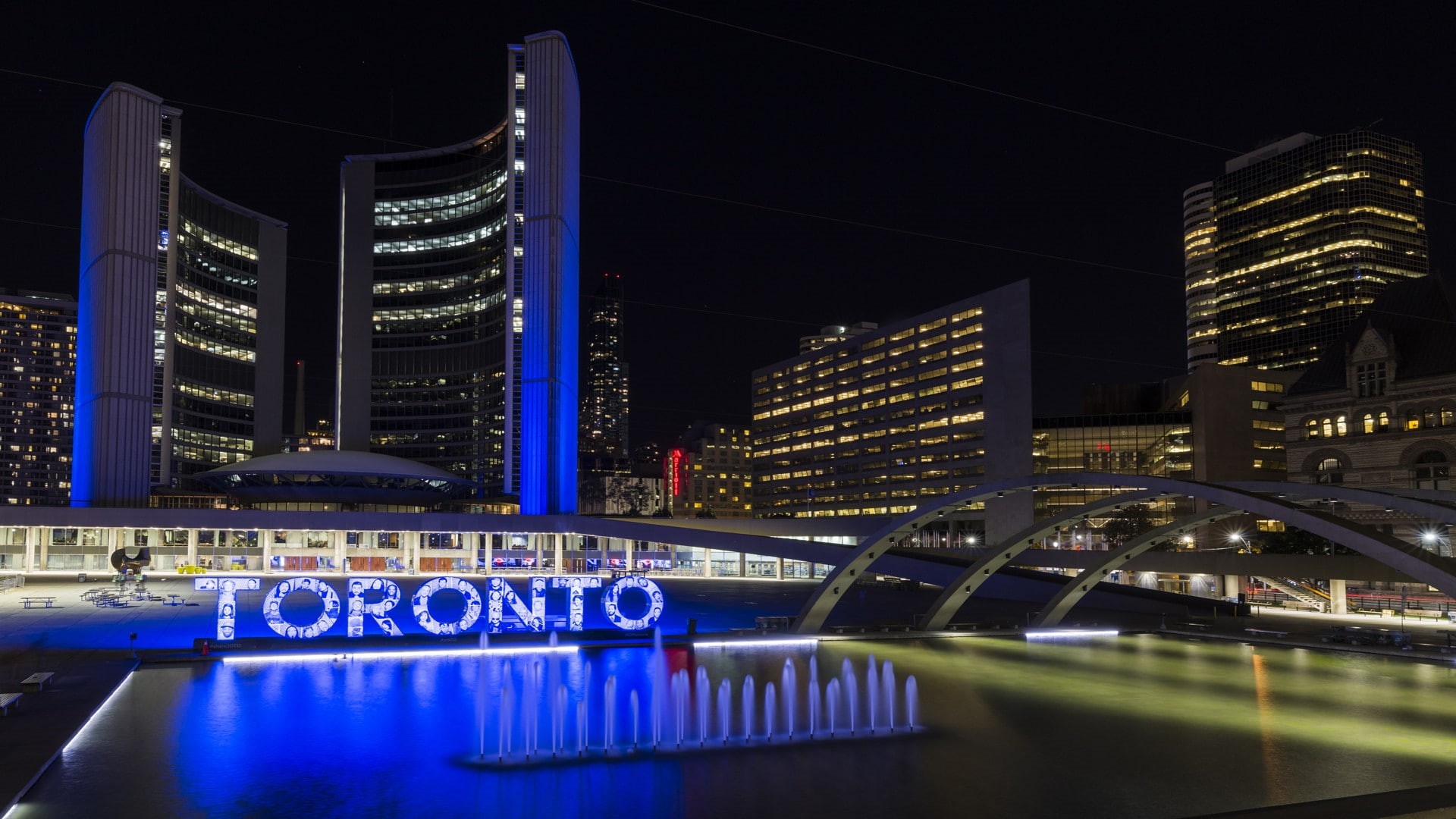 Toronto, sign, 1080P, city, HD Wallpaper