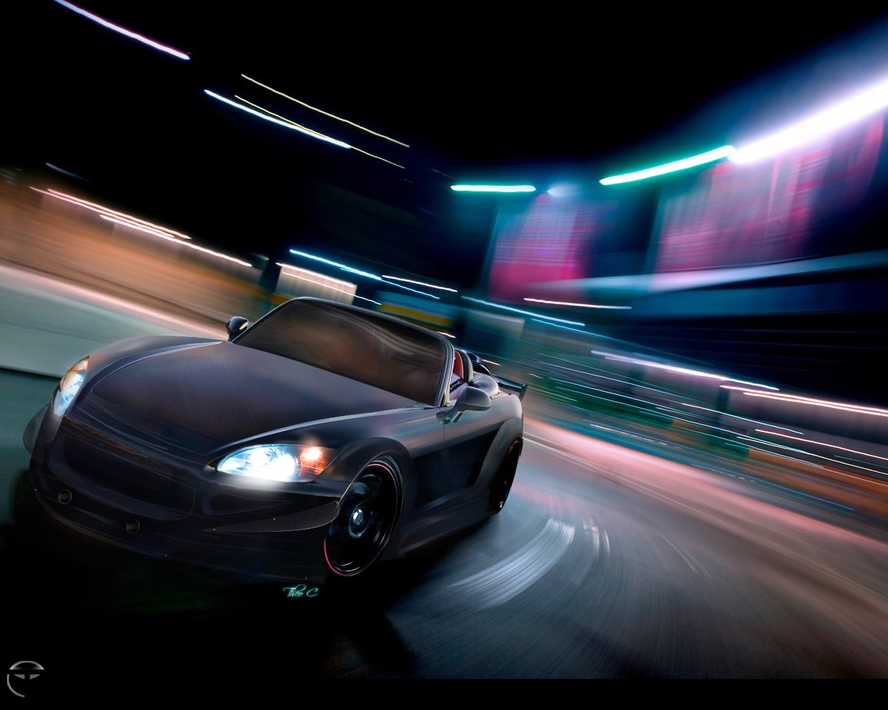 virtual, cars, s, art, x, 720P, tuning, motorcycles, lights, hd, honda, HD Wallpaper