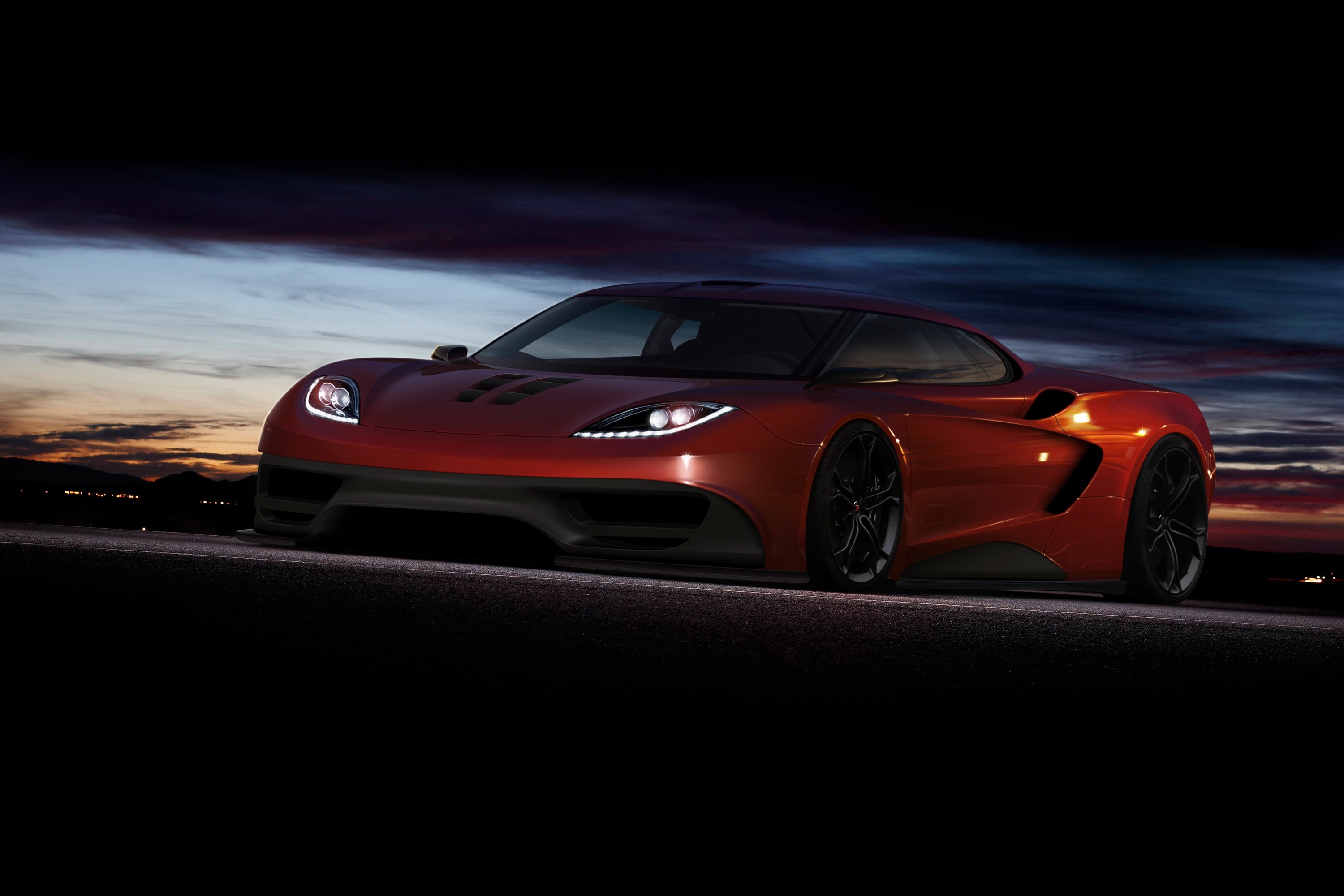 rechange, mclaren f1, render, supercar, virtual tuning, 2K, McLaren, HD Wallpaper
