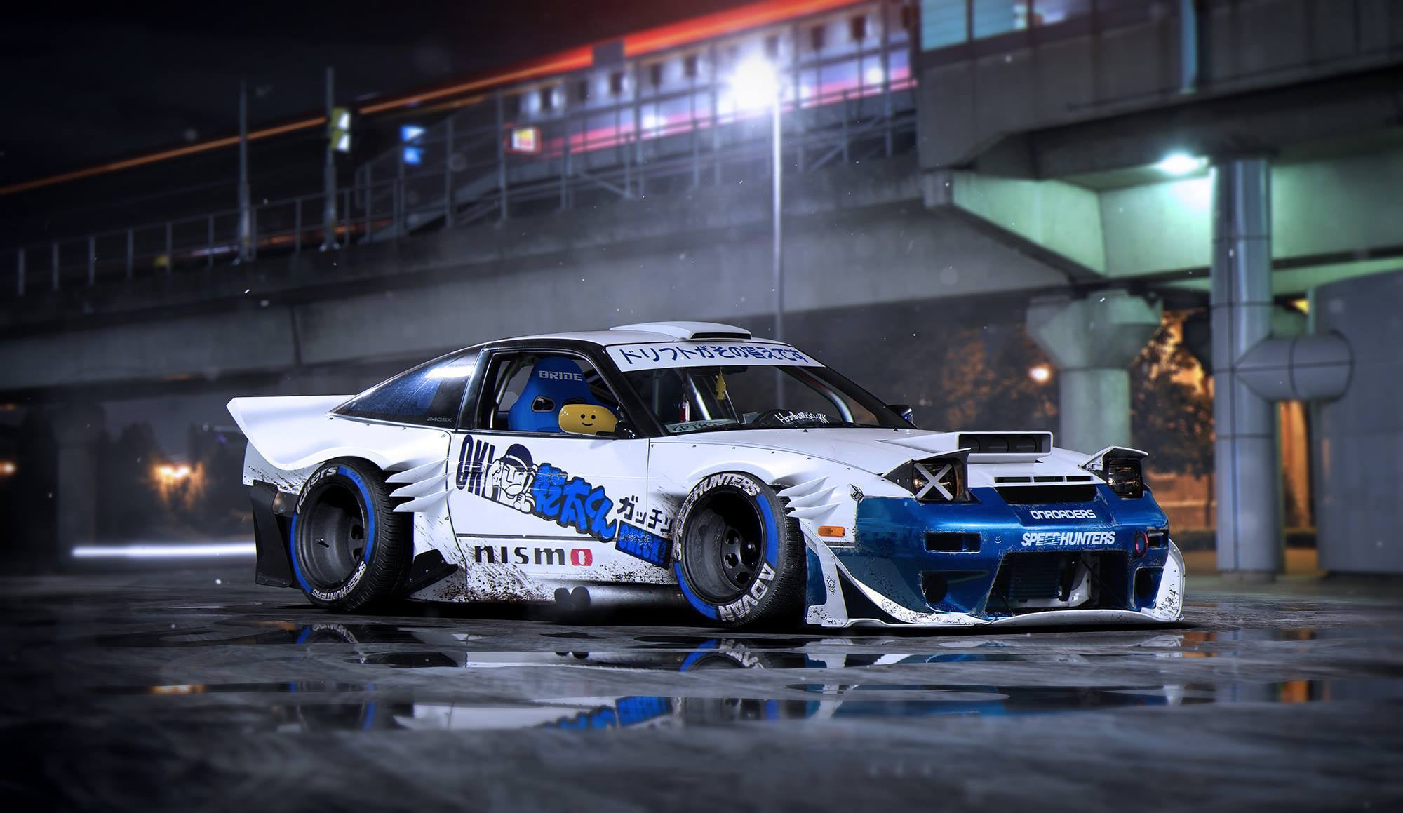 dusk, Kit, by Khyzyl Saleem, illuminated, night, wheel, speed, piano Tuner, Nissan, driving, land Vehicle, transportation, motor Racing Track, motor vehicle, HD Wallpaper